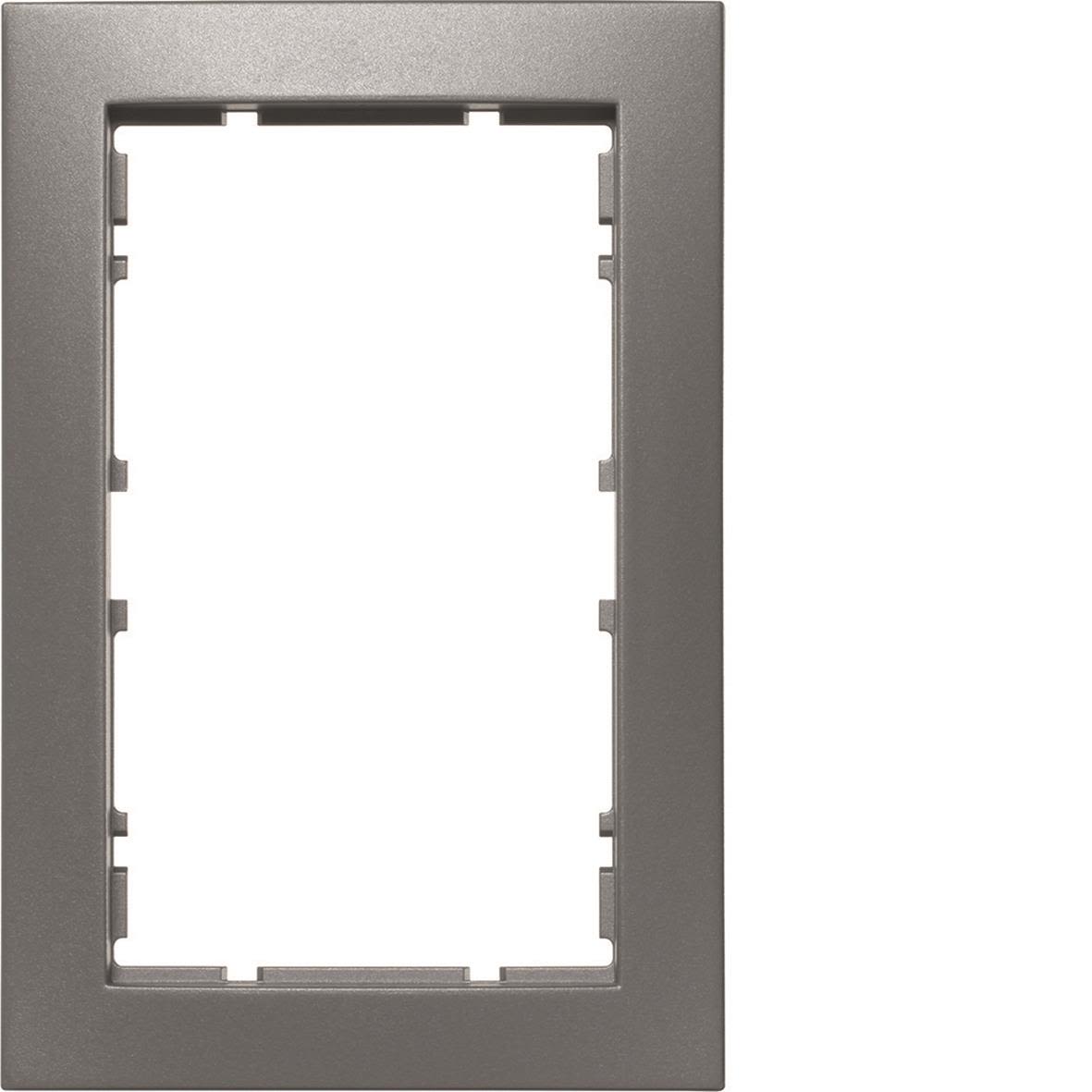 Hager 6510111404 Kombinationsram IP20, termoplast 120.5 mm bred, 80.5 mm hög