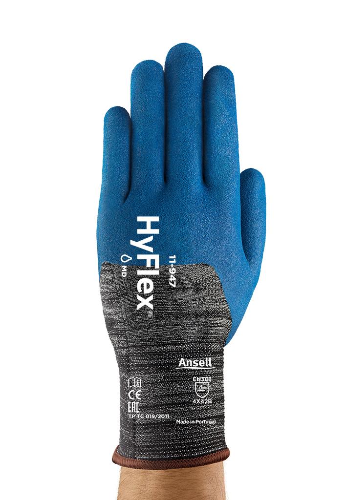 Ansell HyFlex 11-947 Skærebeskyttelseshandske Polyuteran, uforet 7