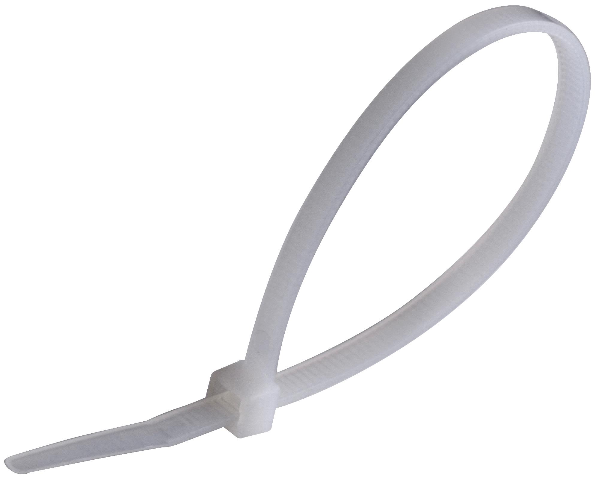 Gelia 4005320432 Buntband vit, 100-pack 290 x 4,8 mm