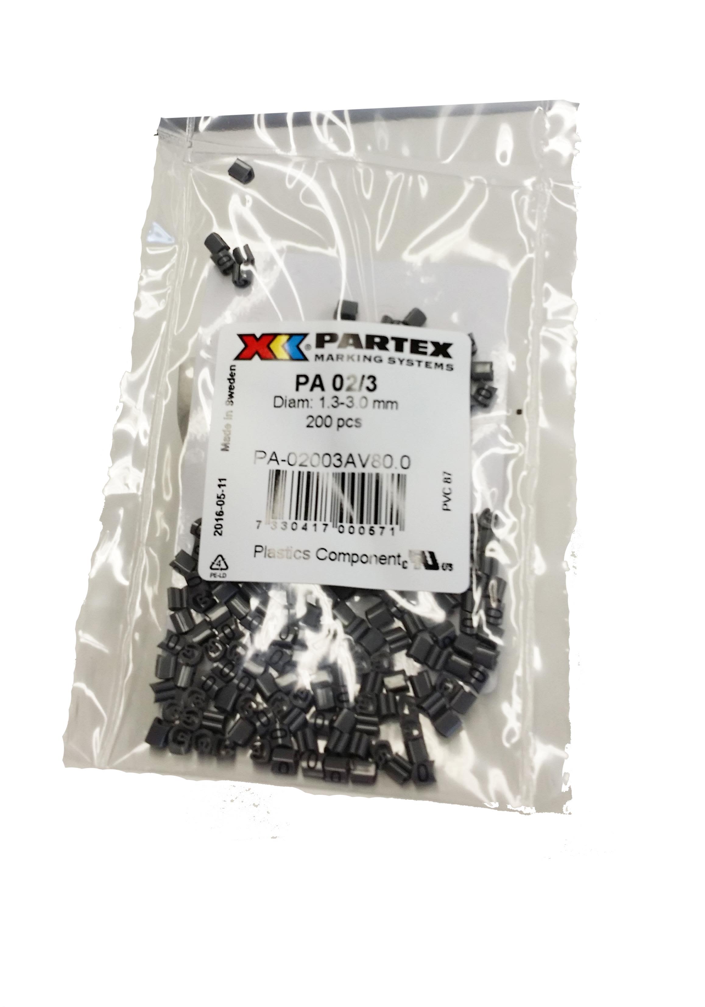Partex PA02801/7 Märkning grå Text: 7