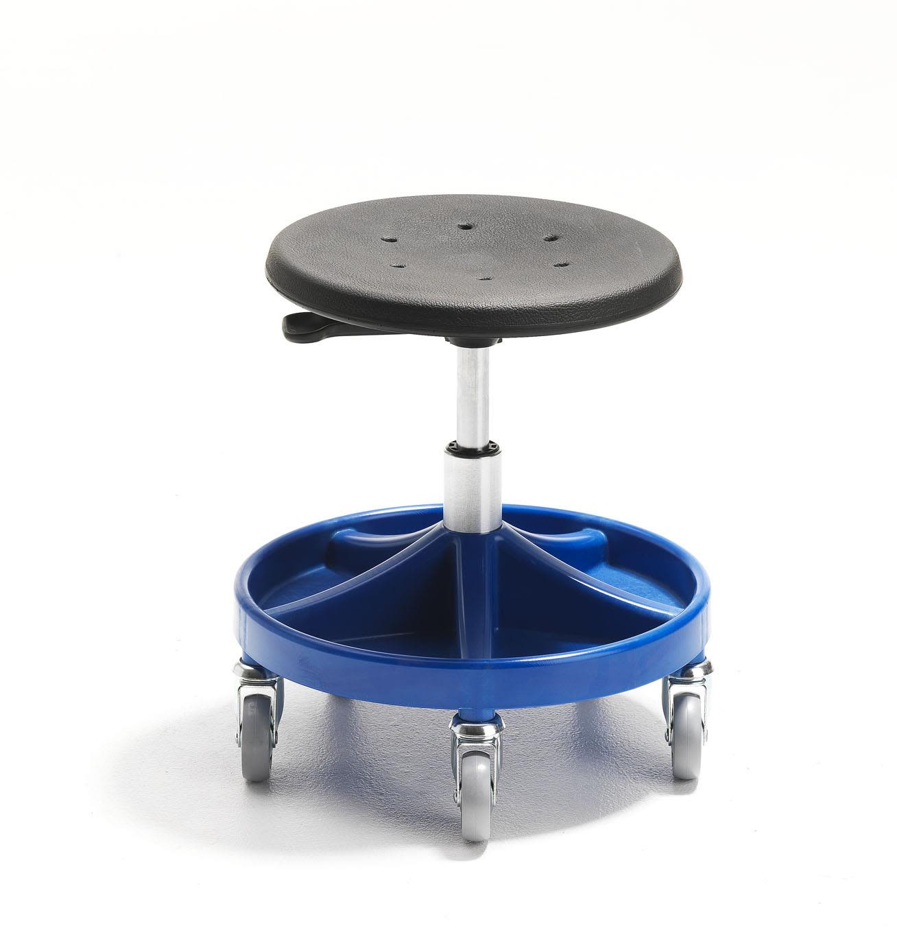 GBP 410433014 Arbeidskrakk 470–650 mm, Ø 75 mm hjul Blå