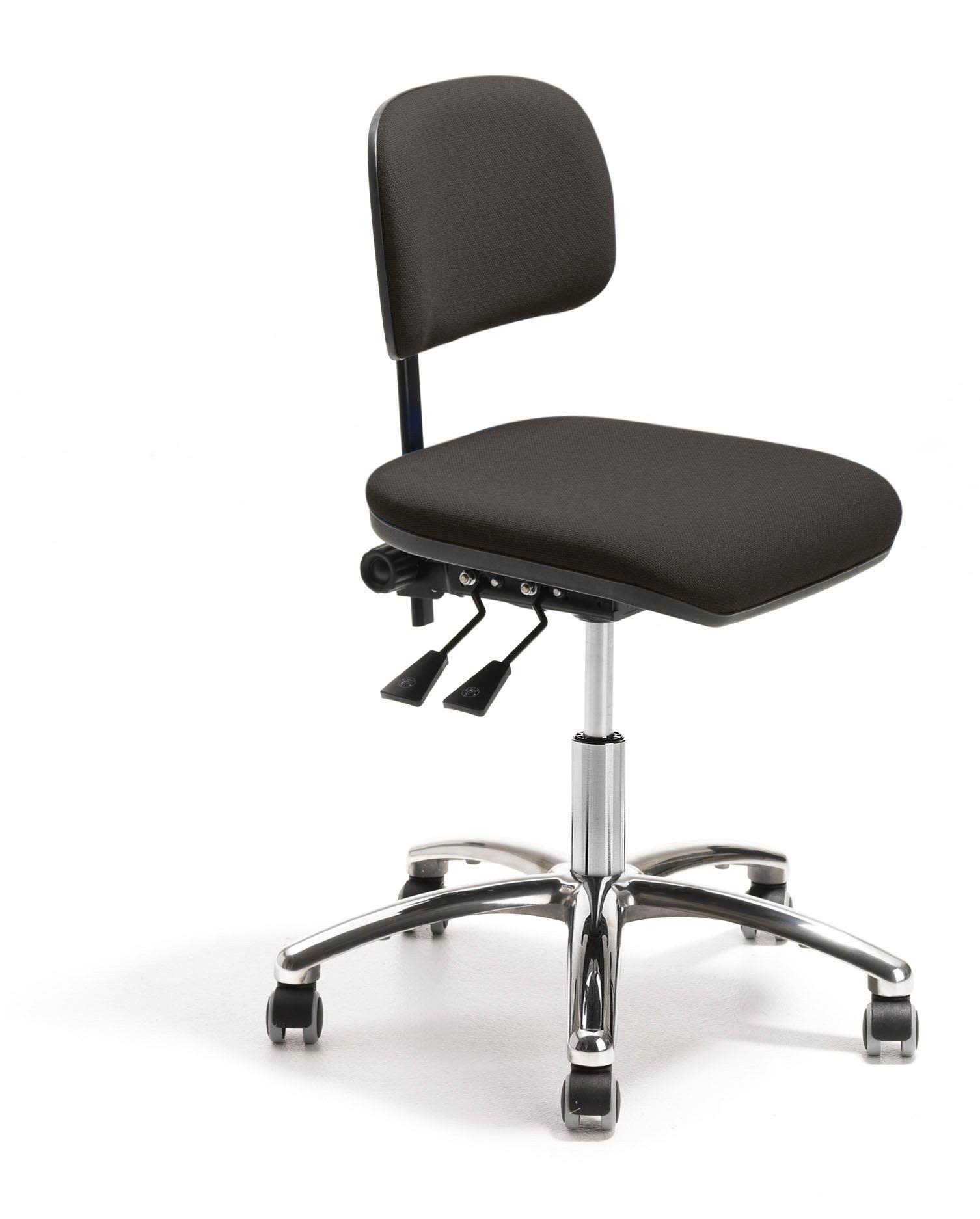 GBP 410644350504 Arbetsstol 630-880 mm, låg rygg Konstläder