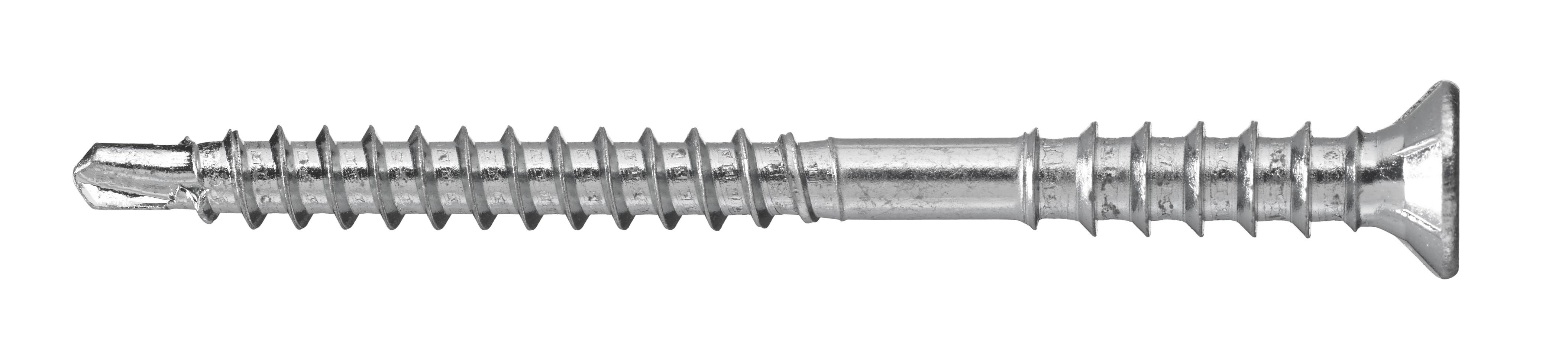 VSB 44080 Karmskruv med borrspets, 6 x 80 mm, 100-pack