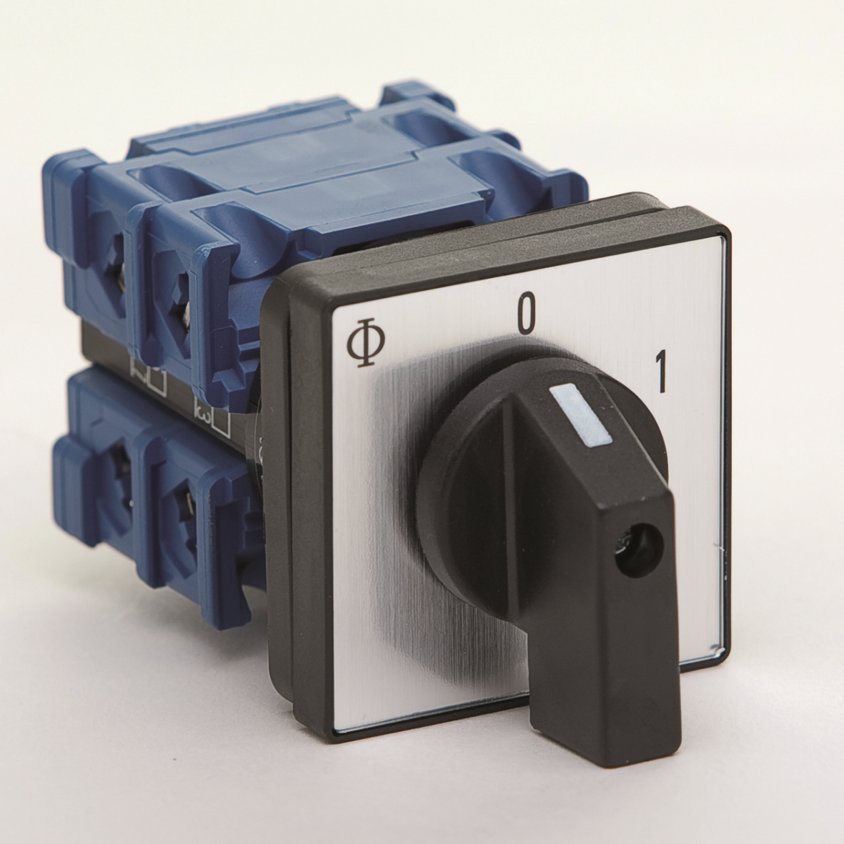 Kraus & Naimer 3134816 Strömbrytare 4-polig 20A, 5-håls panelmontage (frontstorlek 48x48mm)