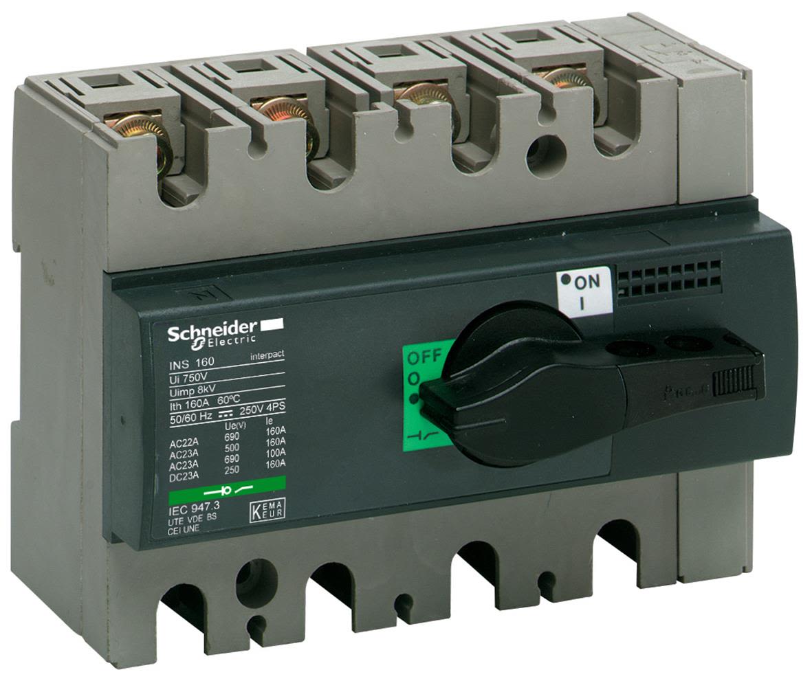 Schneider Electric 28911 Lastfrånskiljare 0-690 V 125 A, 4 poler