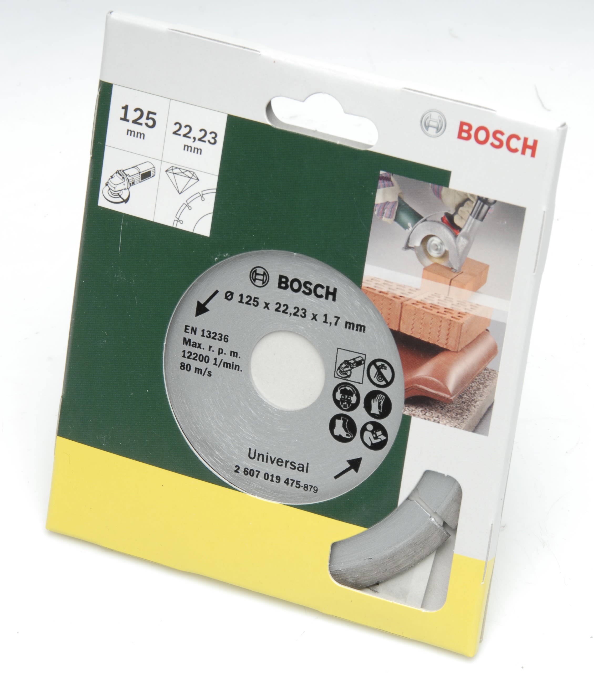 Bosch 2607019475 Diamantkapskiva 125 mm, universal