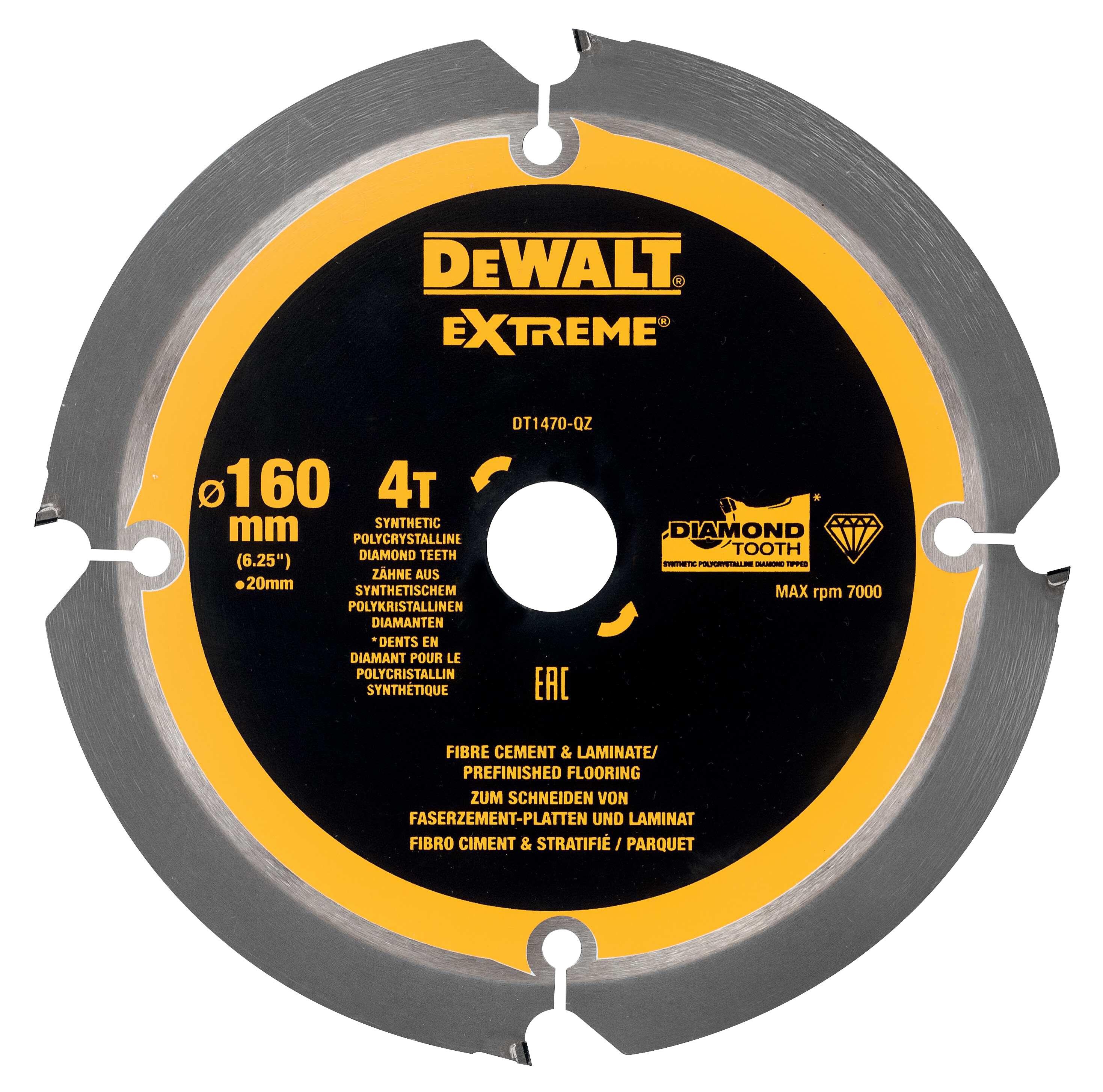 Dewalt DT1470-QZ Diamantkapskiva 160 x 20 mm, 4T