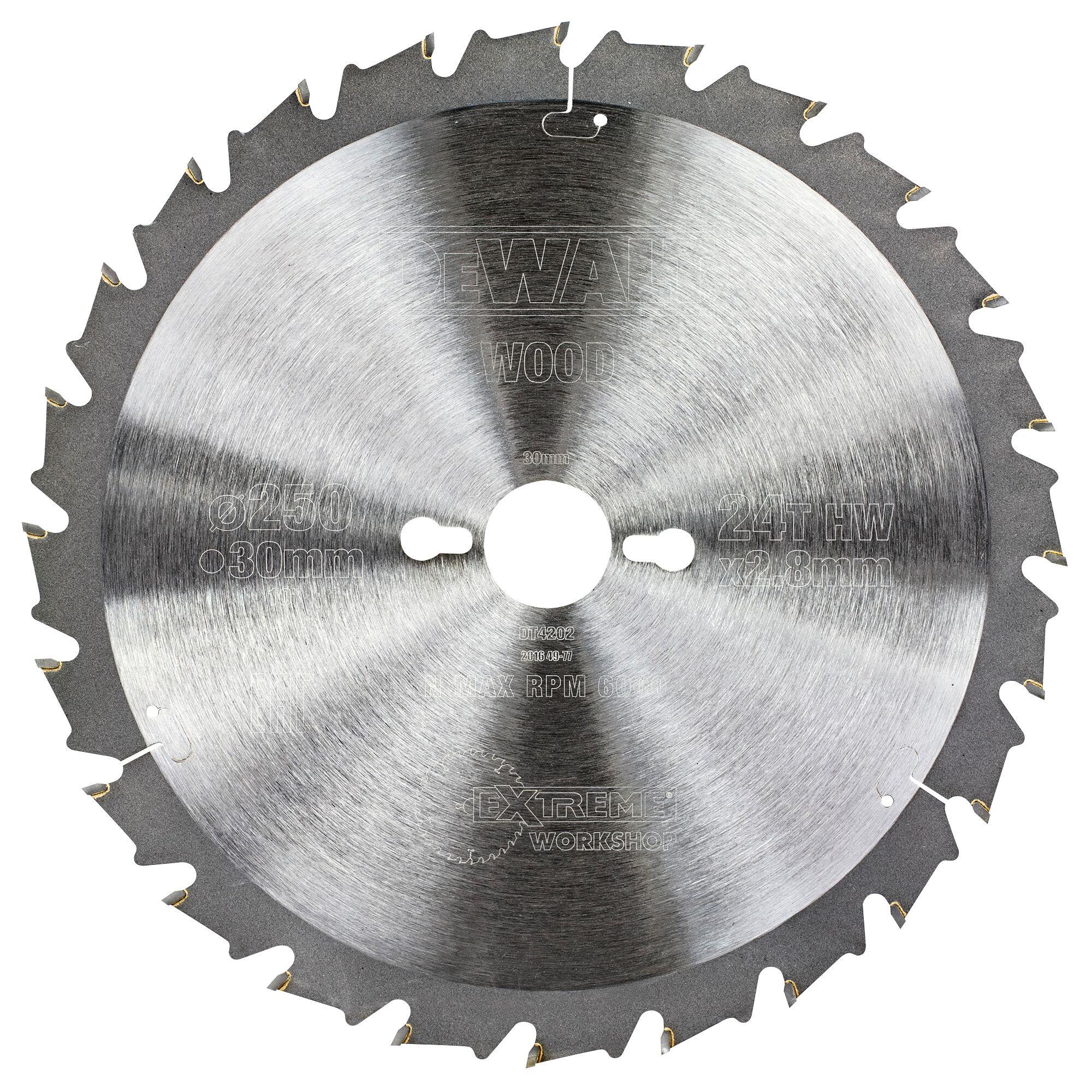 Dewalt DT4202-QZ Sågklinga 250 x 30 mm, 24T