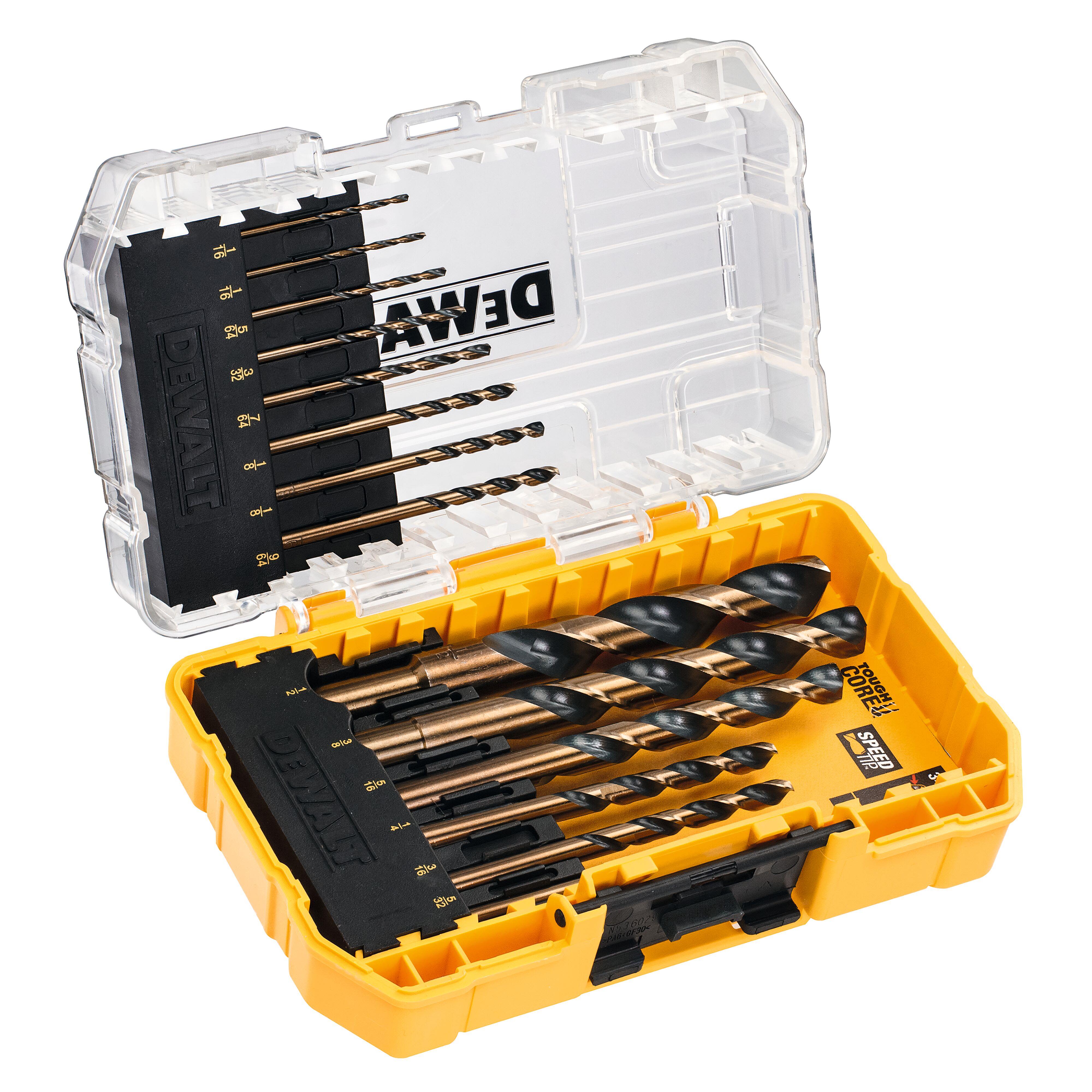 Dewalt DT70727-QZ 14pc Black&Gold Metal Drilling Set