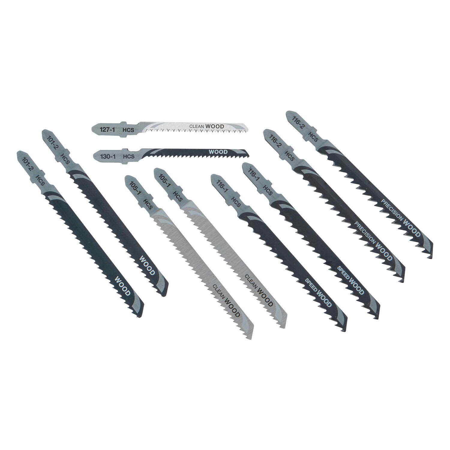 Dewalt Jigsaw Blade Set - XPC 10 Piece Set - Wood Cutting