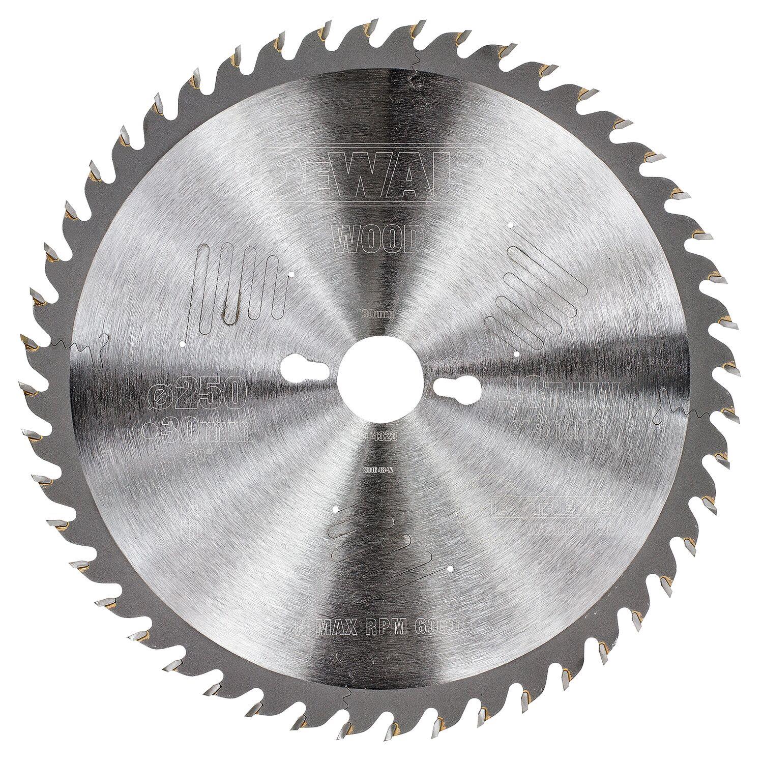 Dewalt DT4323-QZ Sirkelsagklinge 250 x 30 mm, 48T