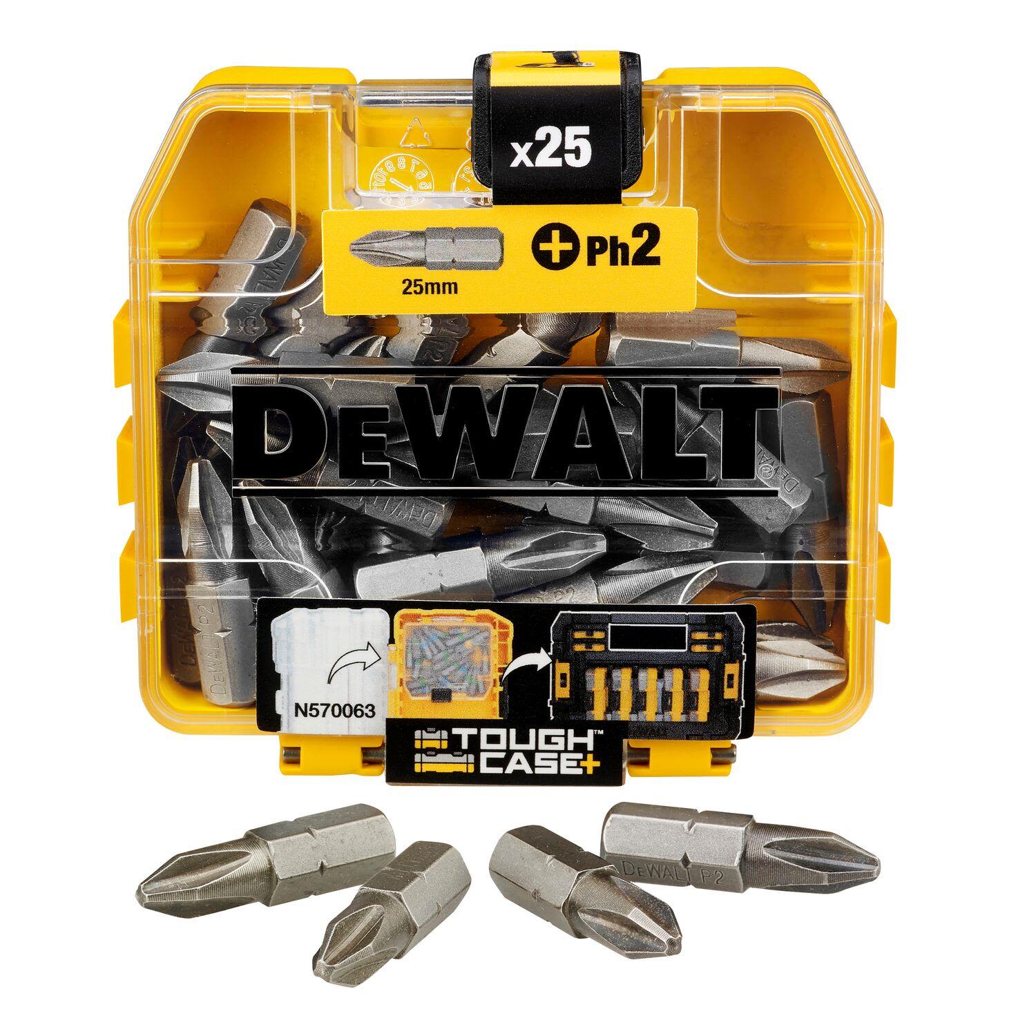 Dewalt DT71522-QZ Bitssett PH 2, 25 mm, 25-pakning