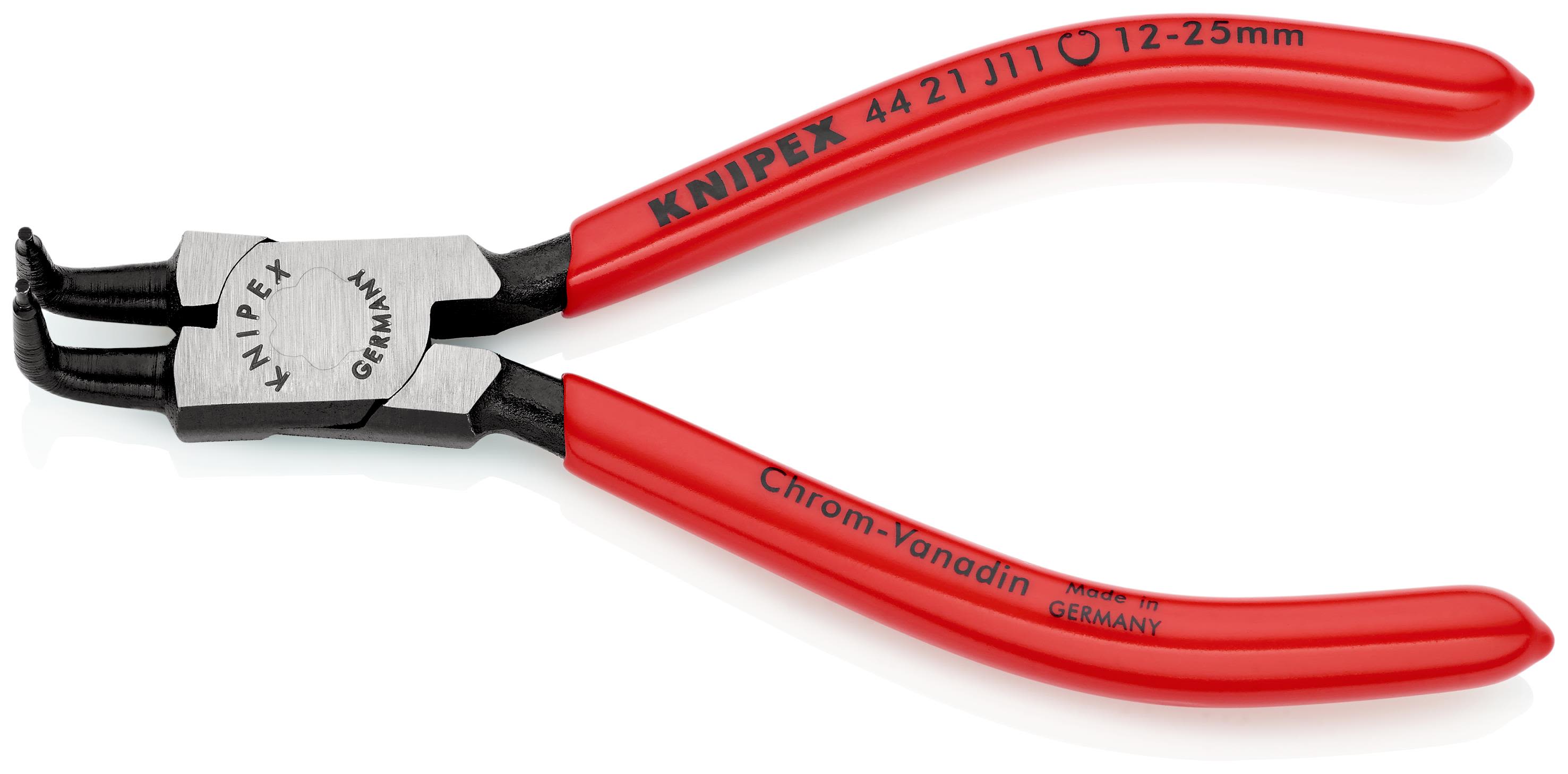 Knipex 44 21 J41 Spårringstång invändig, böjd 85-165 mm