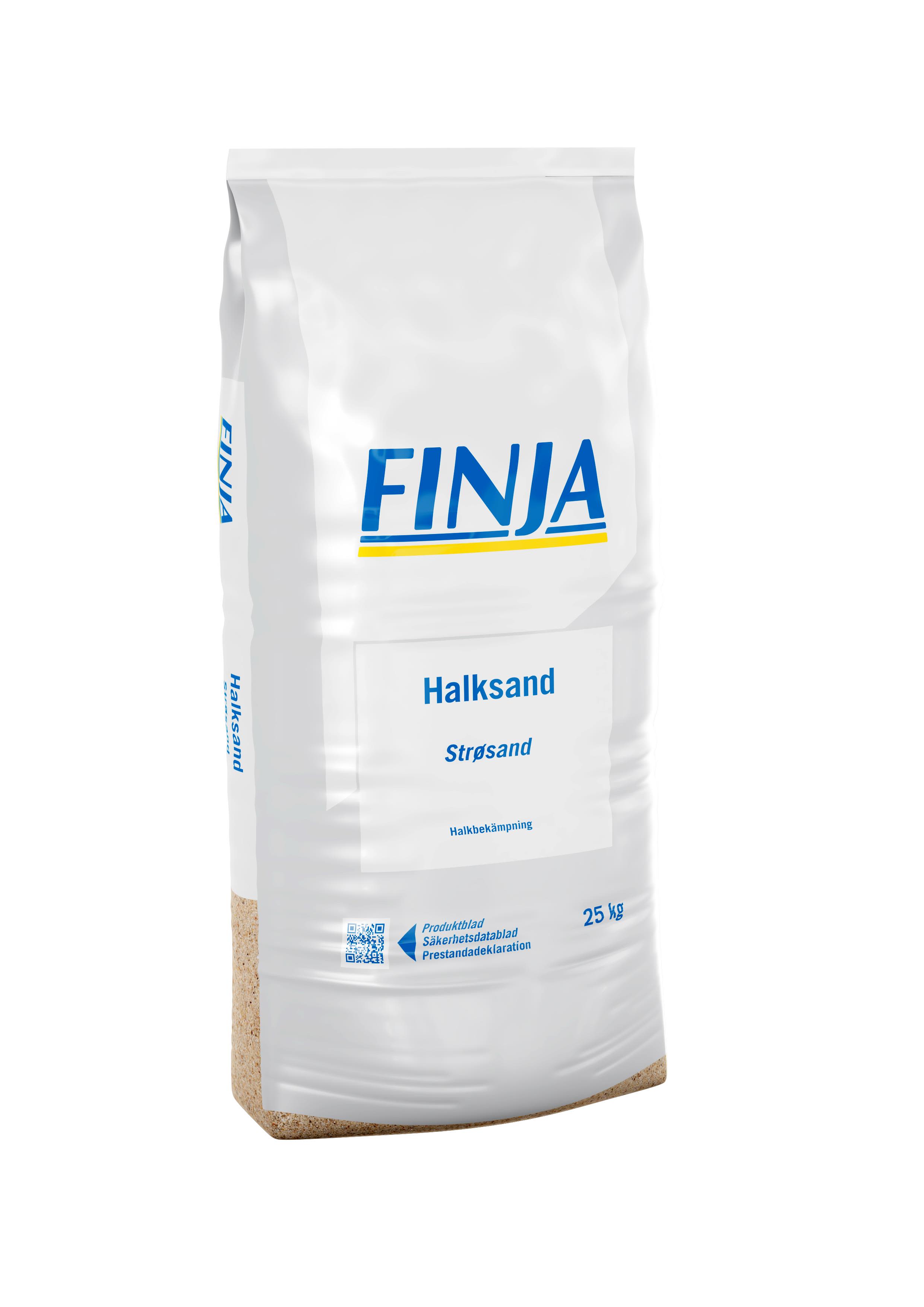 Finja 55562 Halksand 25 kg, för halkbekämpning