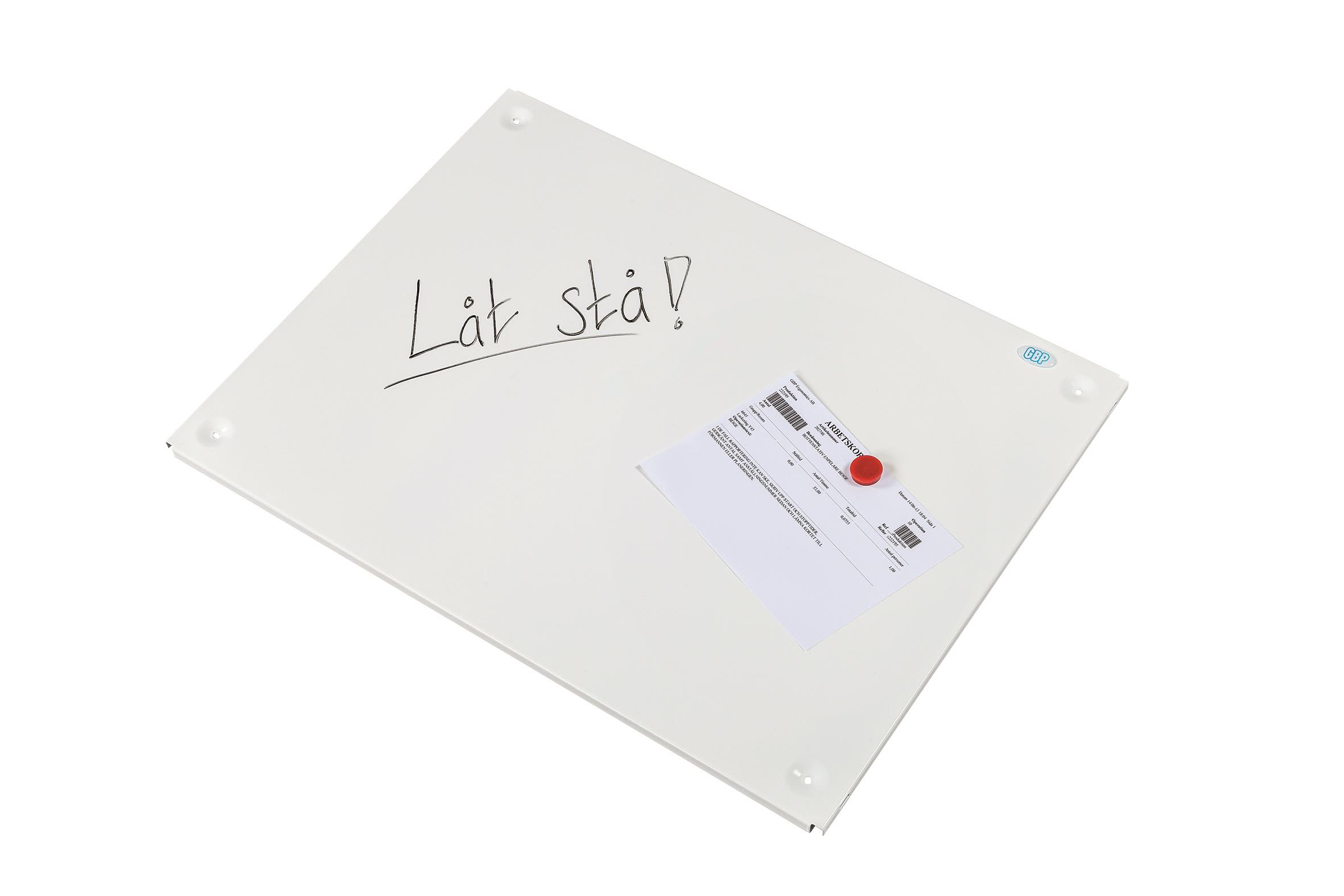 GBP 411613030 Whiteboardpanel med monteringssats 640x480 mm