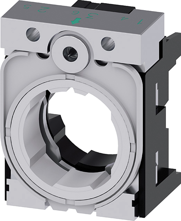 Siemens 3SU15 Hållare för 3 moduler Metall