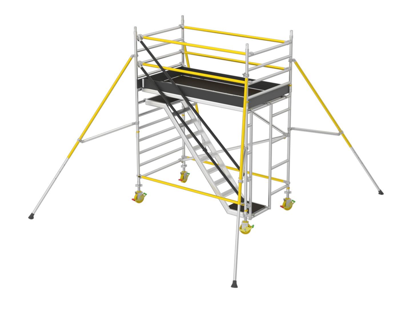 W.steps ST-1400 Trappestilladspakke 2,2 m