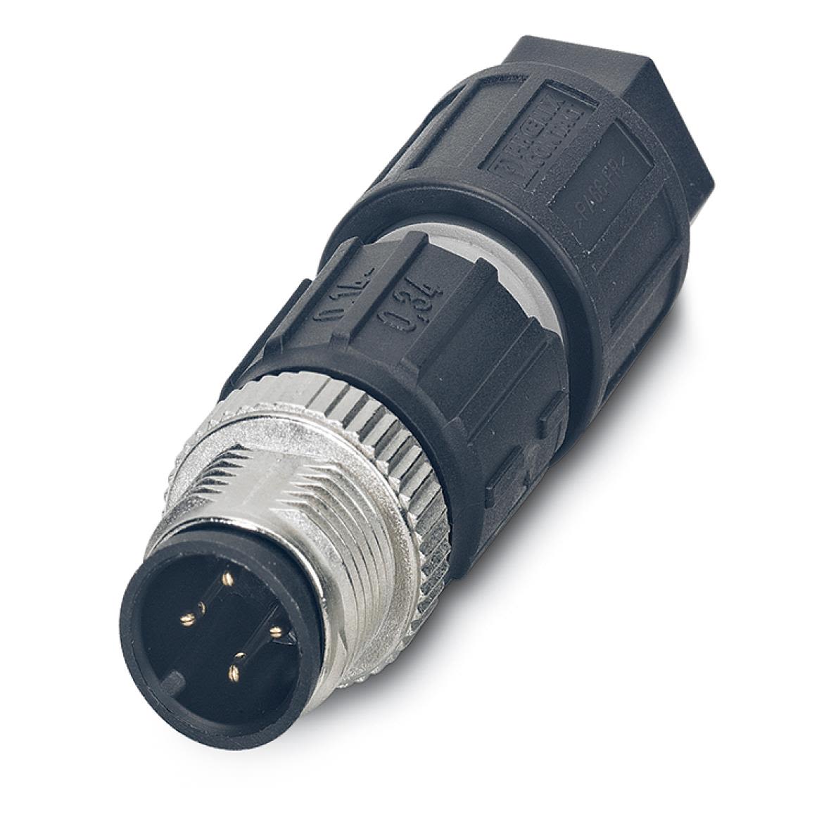 Phoenix Contact 1641691 Givarkontakt M12, 4-pol, hane