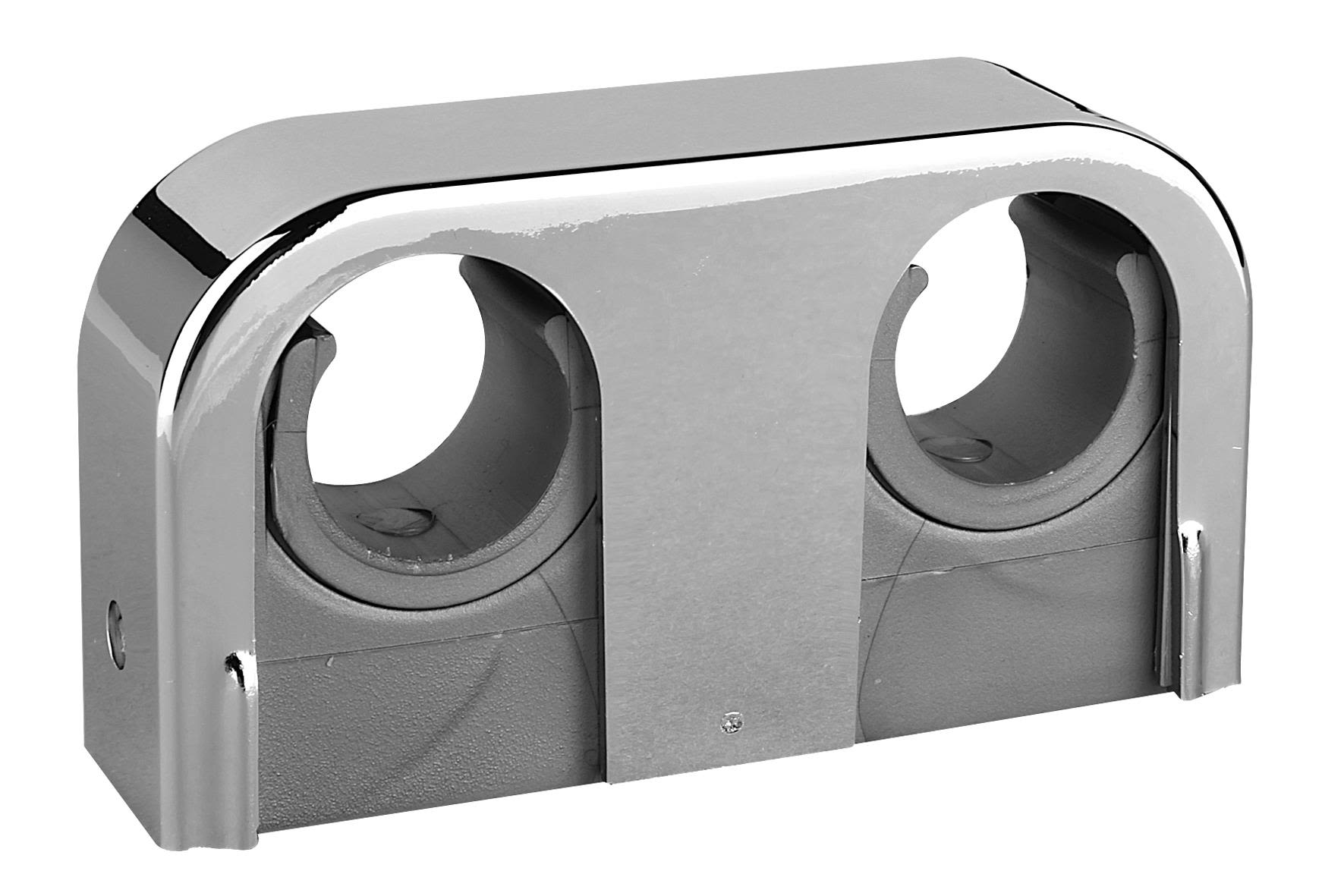 Faluplast Snap 14015 Rörklämma dubbel, 18-22 mm Krom