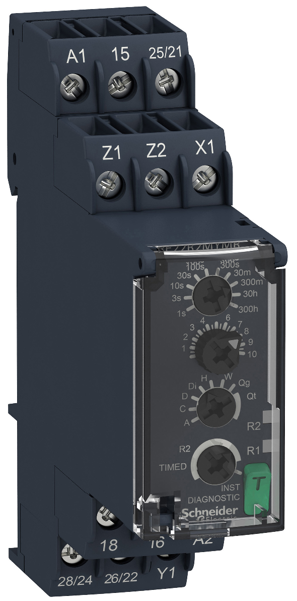 Schneider Electric RE22R2MYMR Tidrelä multi, 2C/O