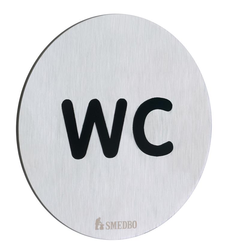 Smedbo FS958 Toalettsymbol självhäftande WC