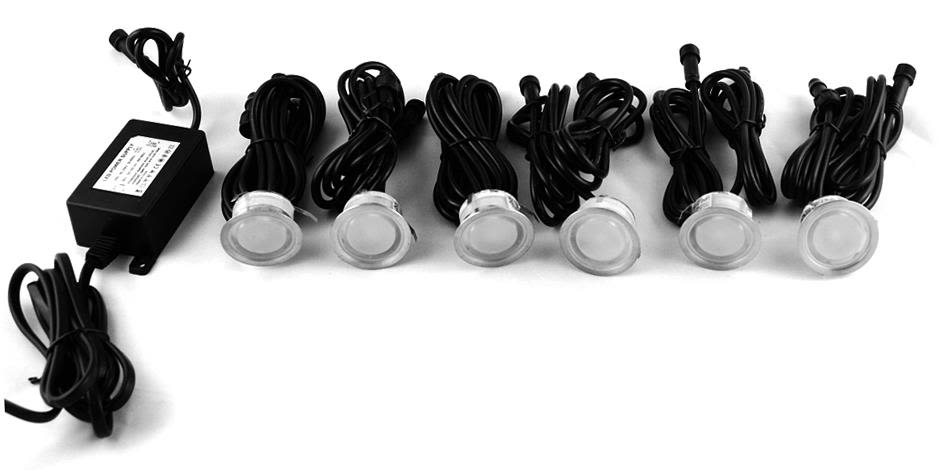 Gelia Decklight Trädgårdslampa 6 st. 12V/5 W