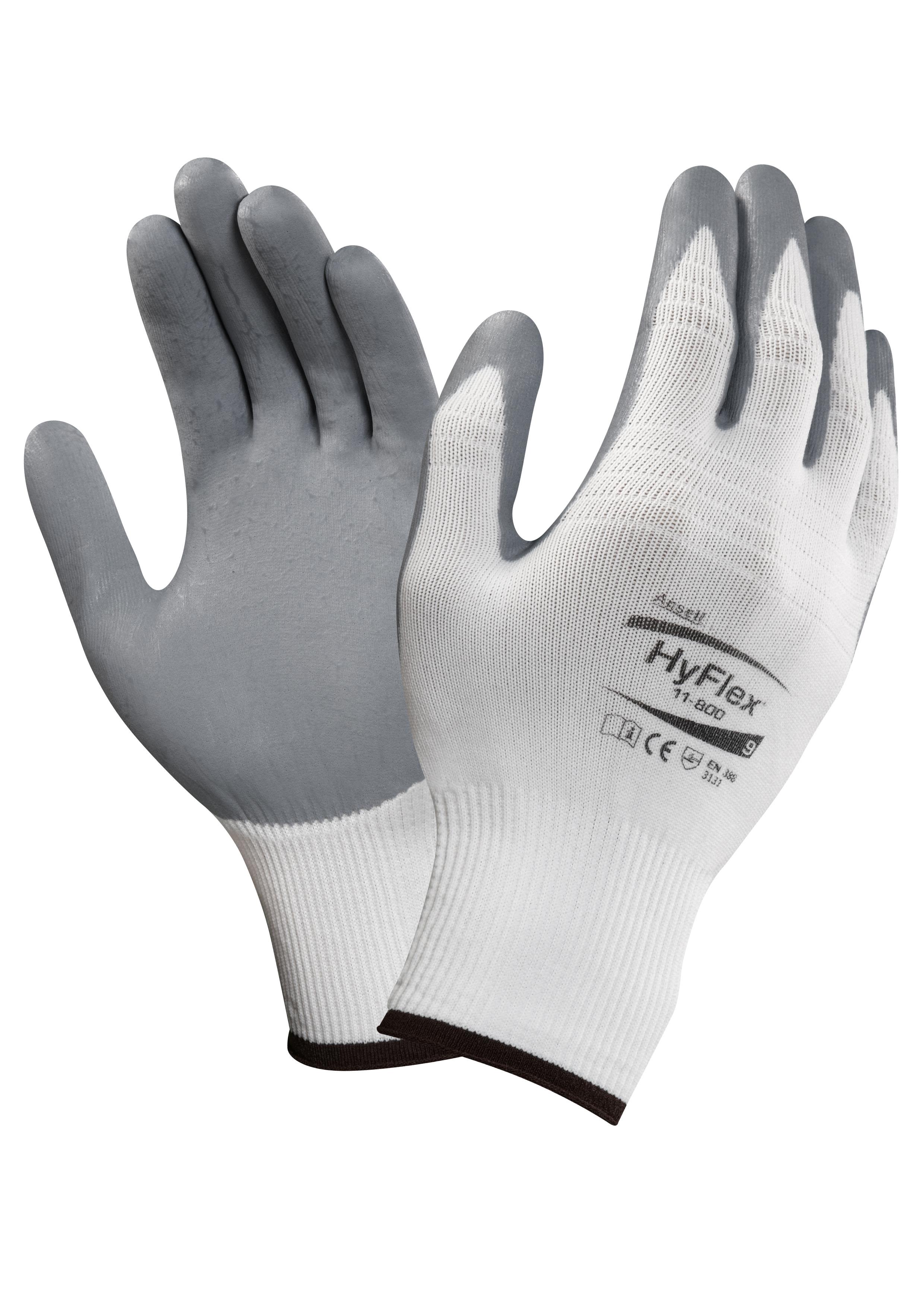 Ansell Hyflex Foam 11-800 Montagehandske Nitrilfoam/Nylon 8
