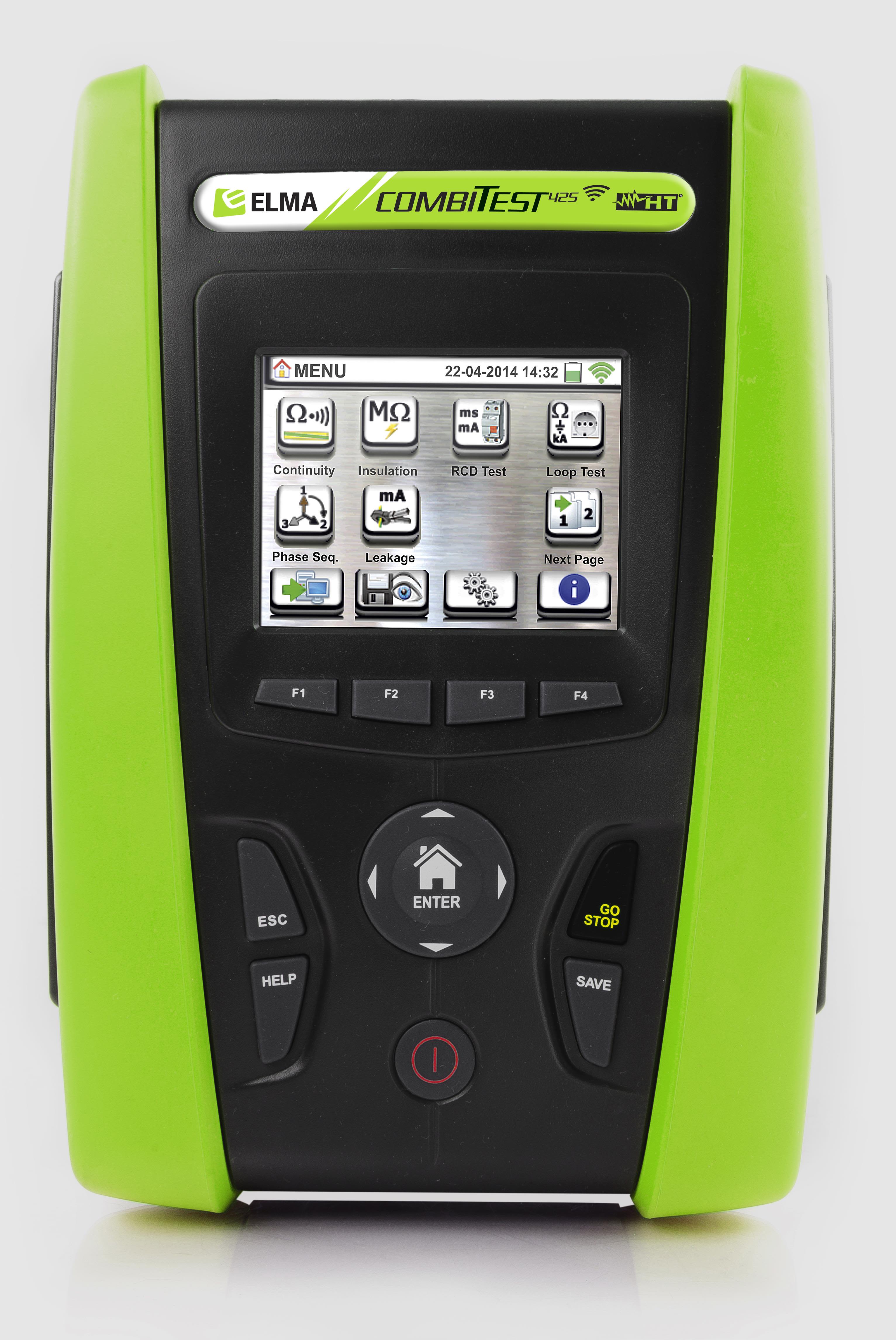 HT Instruments Combitest 425 Installationsprovare WiFi, touchskärm, inkl. batterier