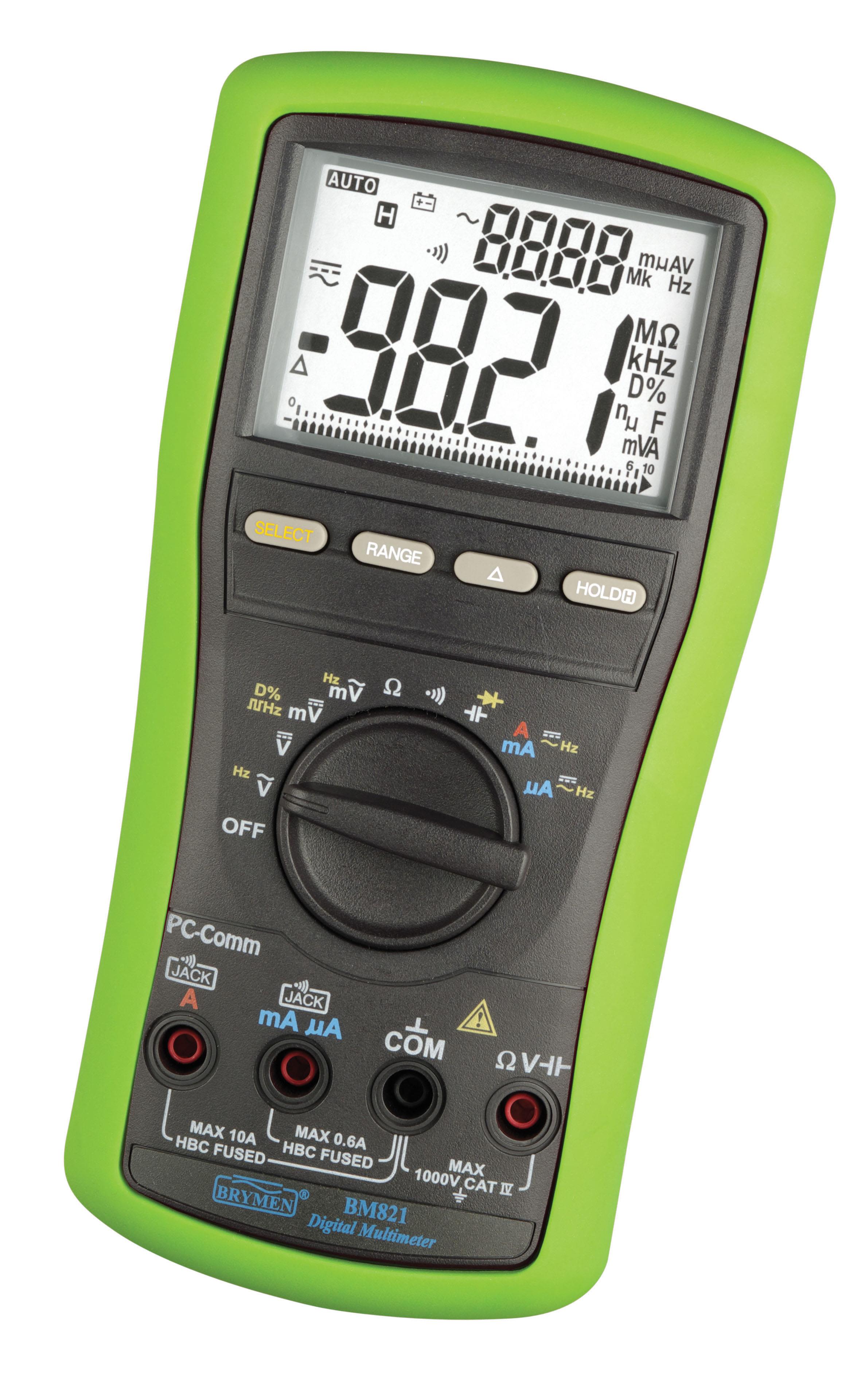 Elma Instruments Elma bm 821 multi meter with pc communication cat iv