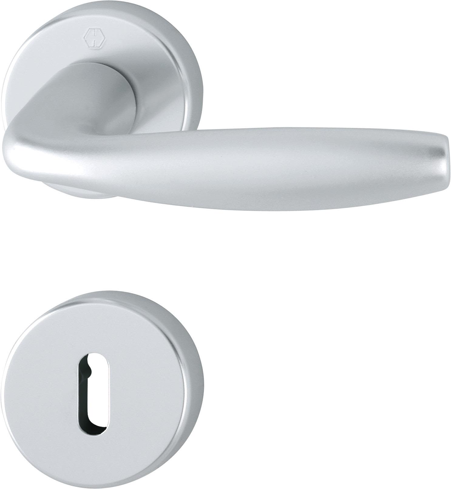 Hoppe New York F1 Dörrhandtag 37-42 mm, med nyckelskylt, 10-pack
