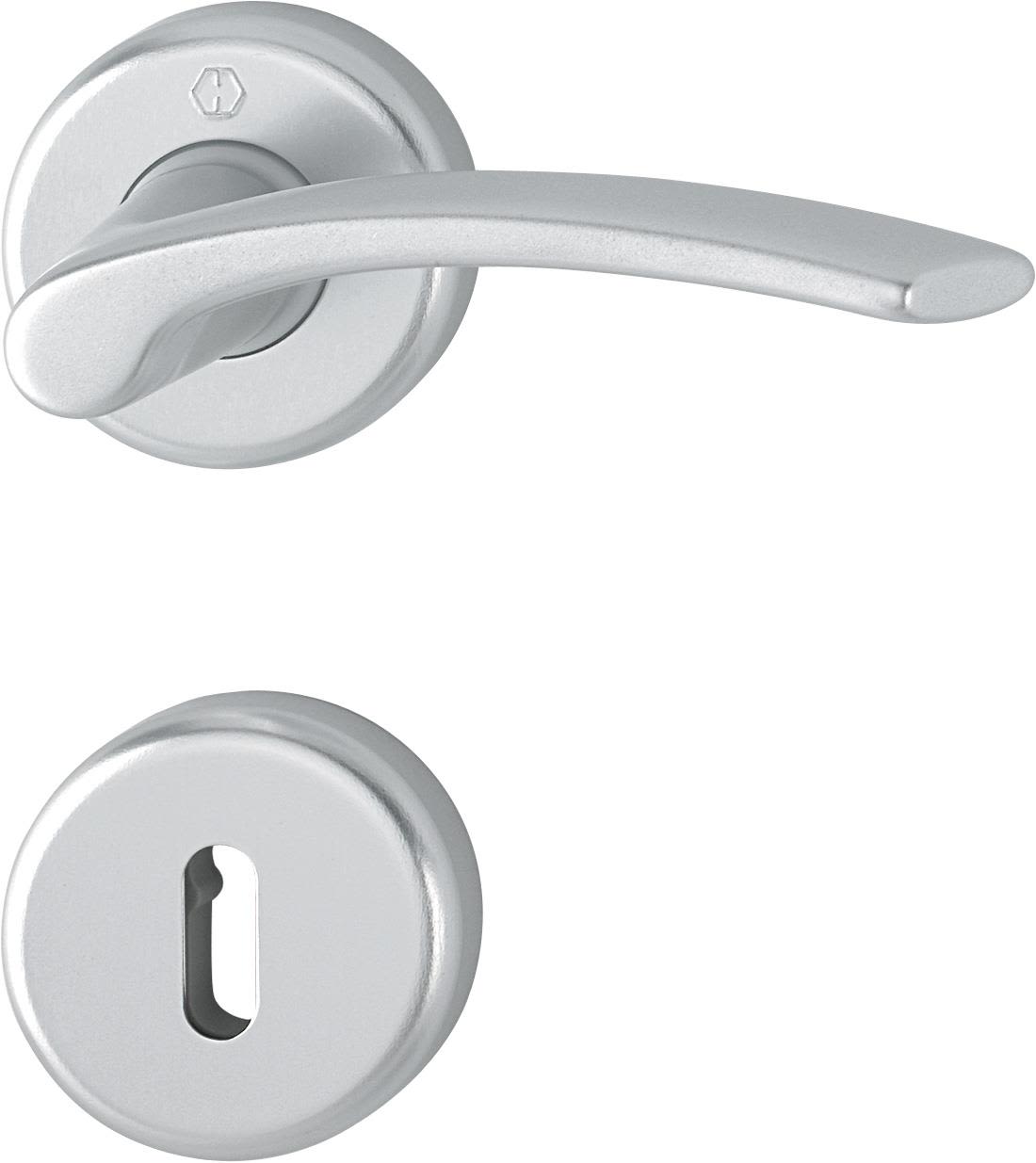 Hoppe Ibiza Dörrhandtag 37-42 mm, med nyckelskylt, 1-pack