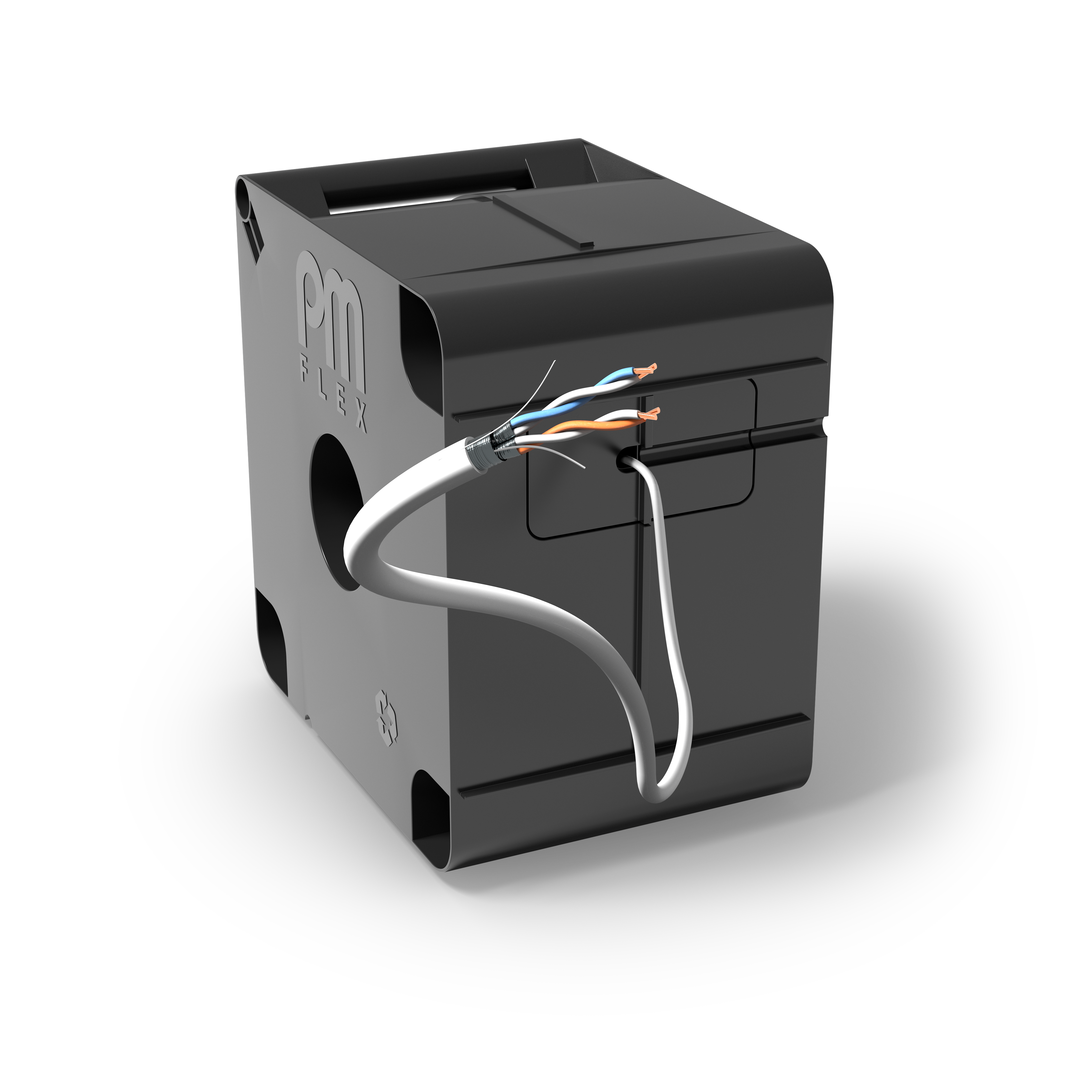 PM FLEX Quick n Easy Telekabel i boks, 200 m