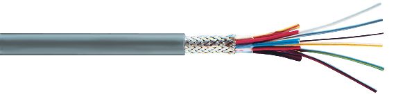 Rutab Novotronic LiYCY Elektronikkabel 8 ledere, Ø 9,9 mm, 1 m