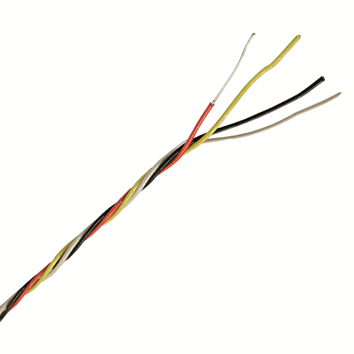 Nexans ENUBB Krysskoblingstråd 4 x 0,5 mm, halogenfri 1 m, kappet