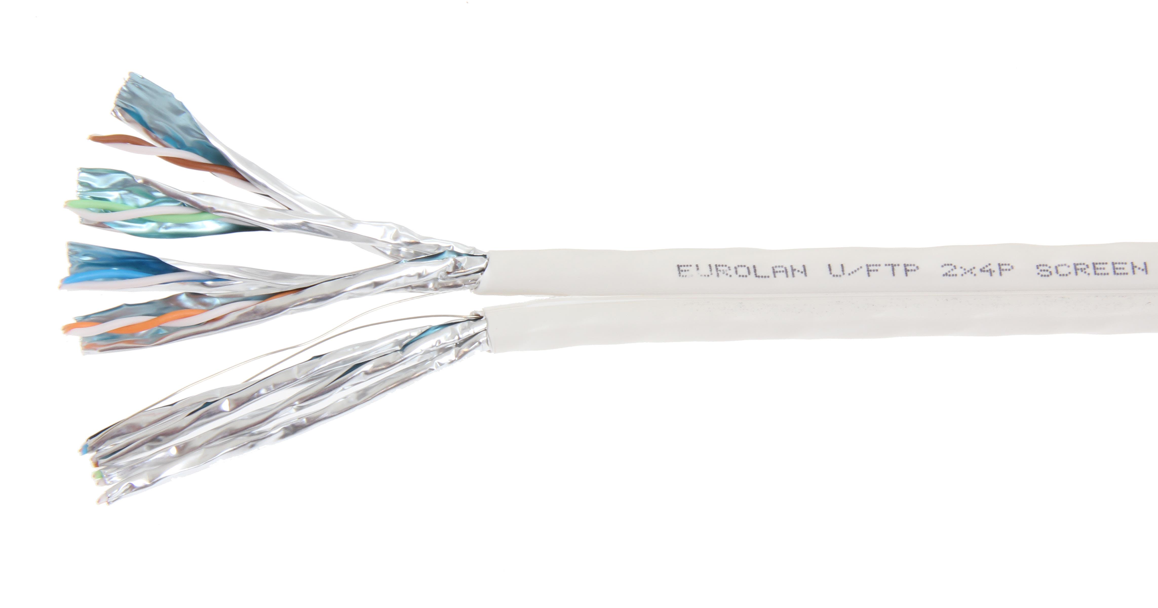 Eurolan 19SD-TA-23WT-0 Datakabel 16 ledare x 8 kablar, 0,58 mm 1 m, kapad