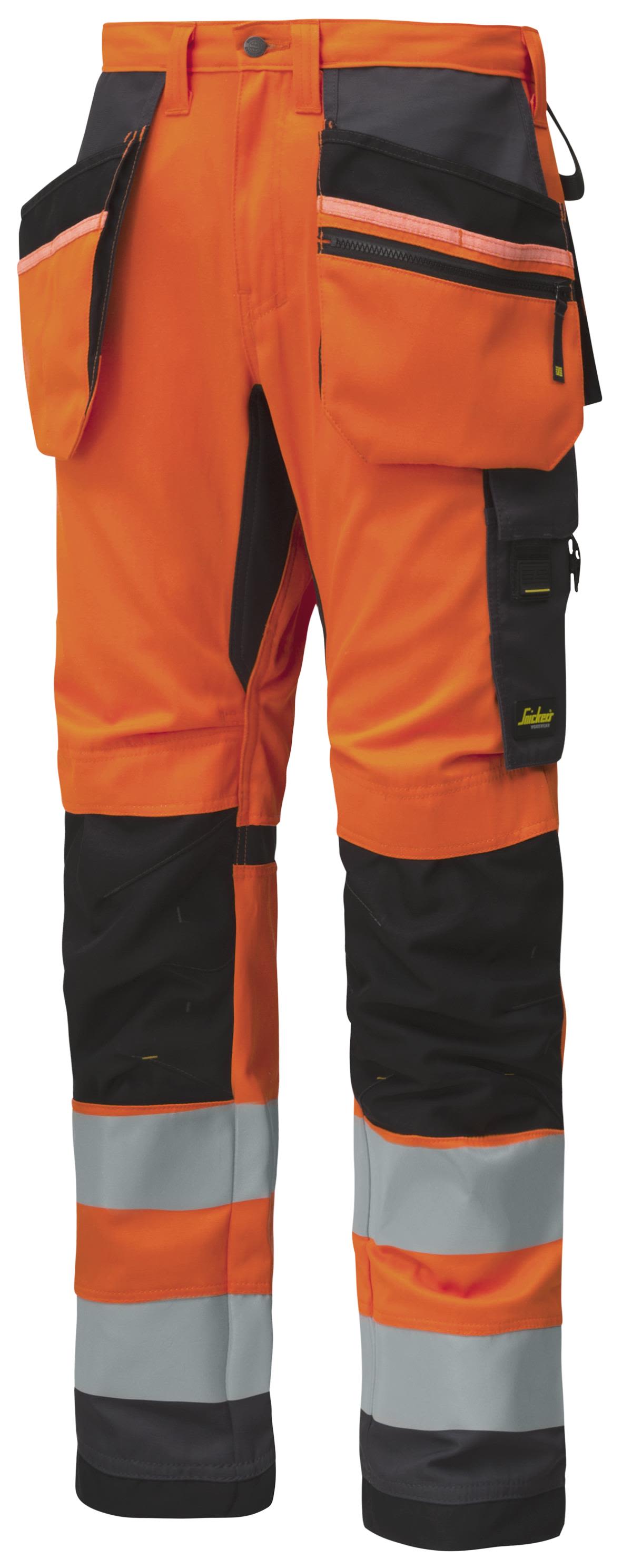 Snickers Workwear 6230 AllroundWork Arbeidsbukse varsel, oransje Varsel, Oransje