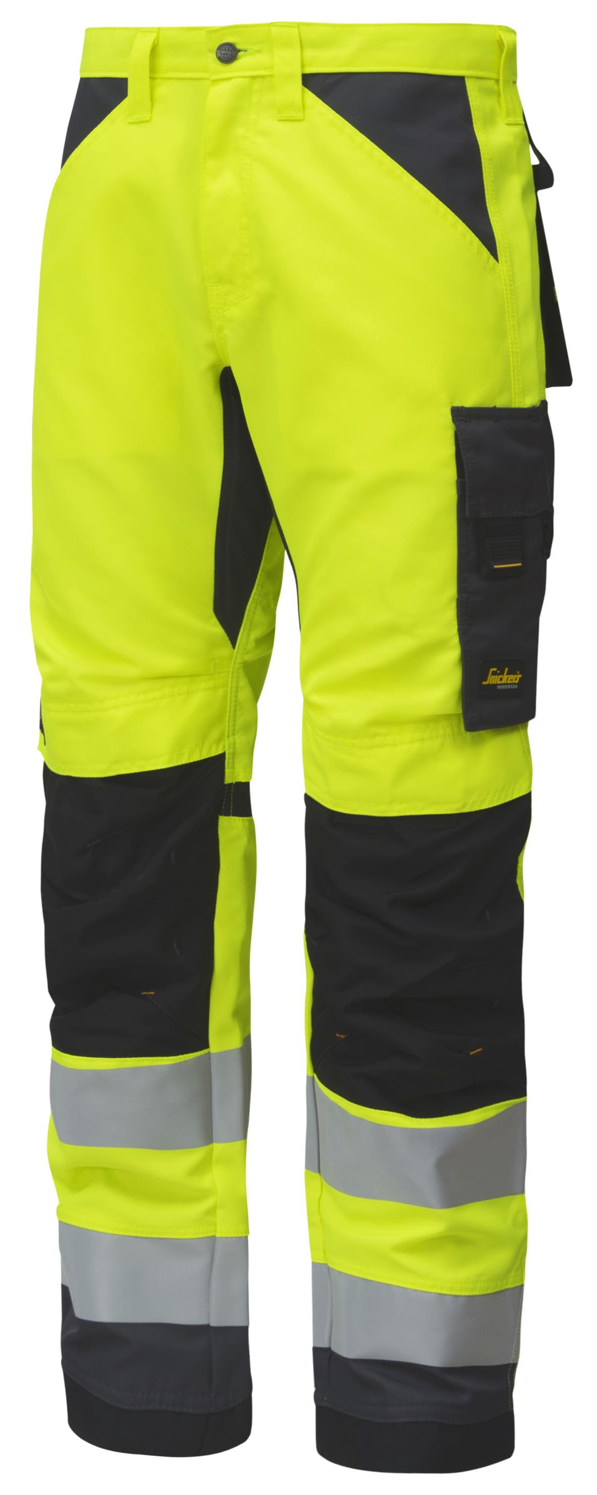 Snickers Workwear 6331 AllroundWork Arbetsbyxa varsel, gul Varsel, Gul