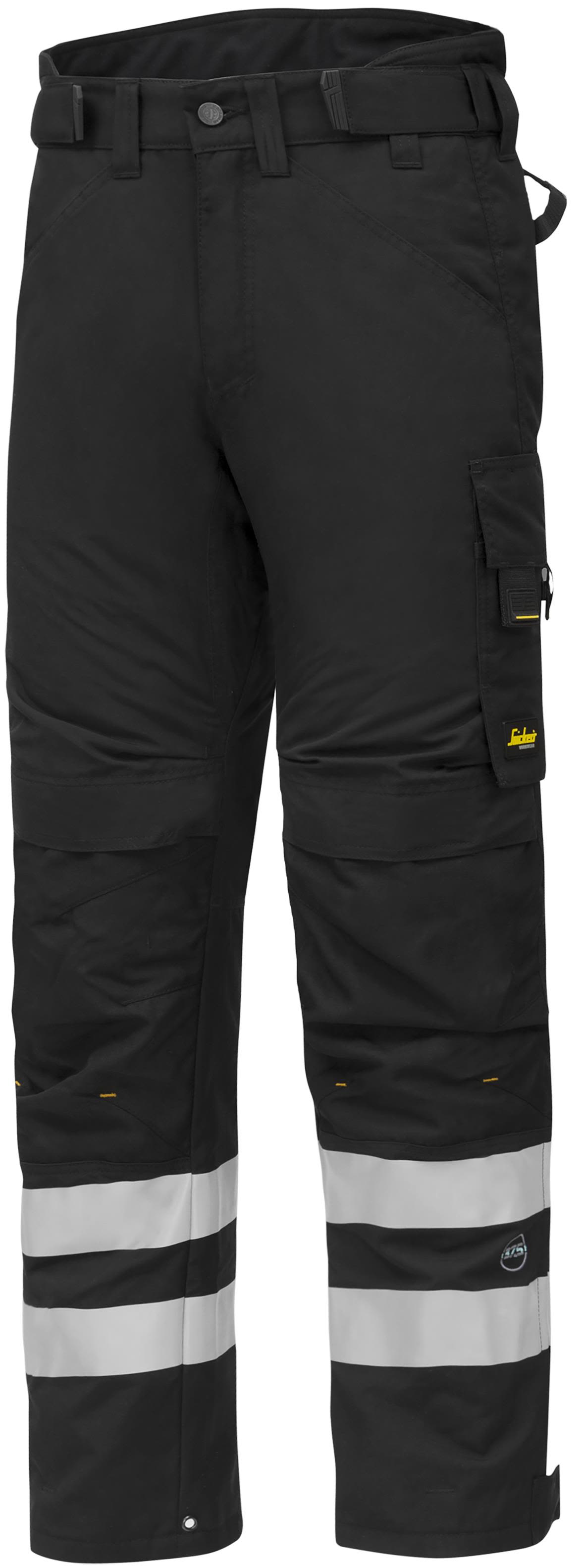 Snickers Workwear 6619 AllroundWork Vinterbukse svart/svart, lange, foret Svart/Svart
