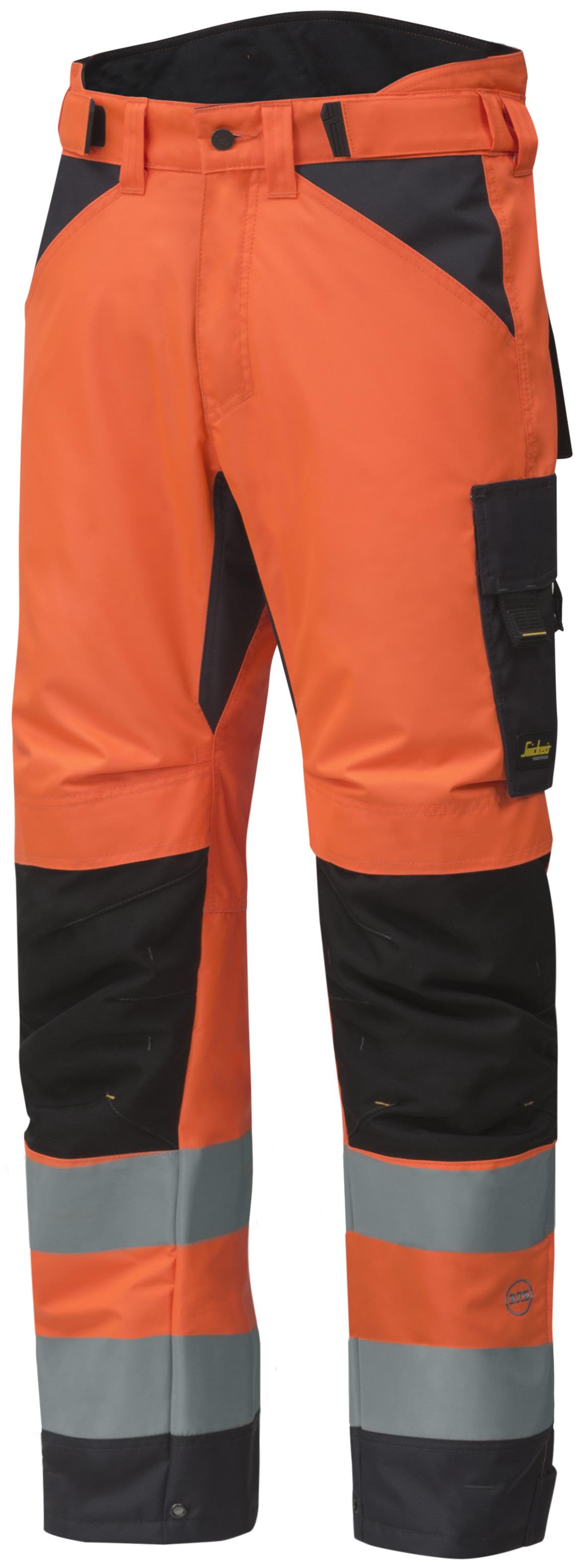 Snickers Workwear 6639 AllroundWork Vinterbukse varsel, oransje Varsel, Oransje