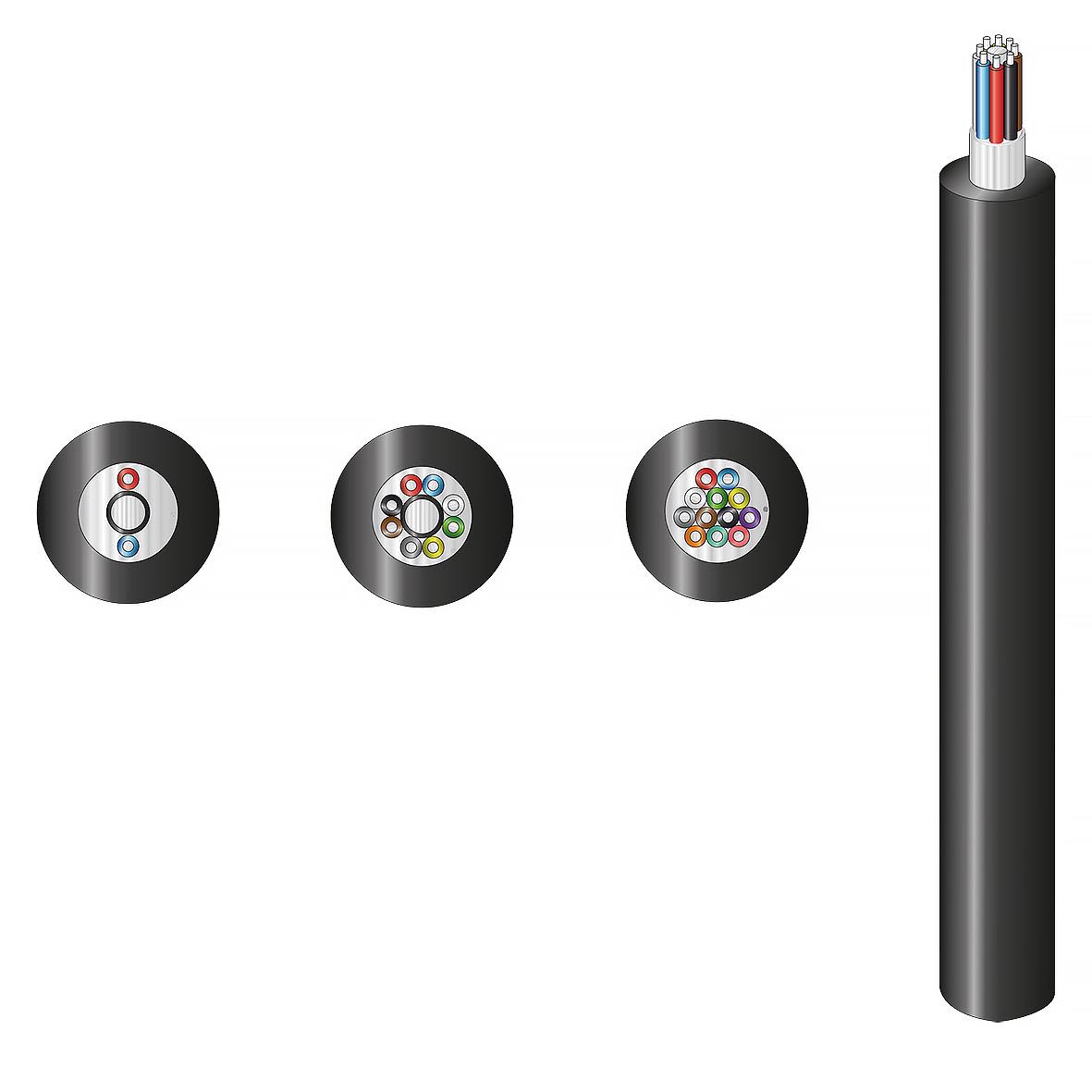 Hexatronic GAHL 2/A2 G657A2 S12 T4000 Nanokabel 2 fibrer