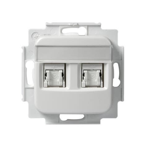ABB FOT6208 Modularuttag 2 x RJ45, komplett