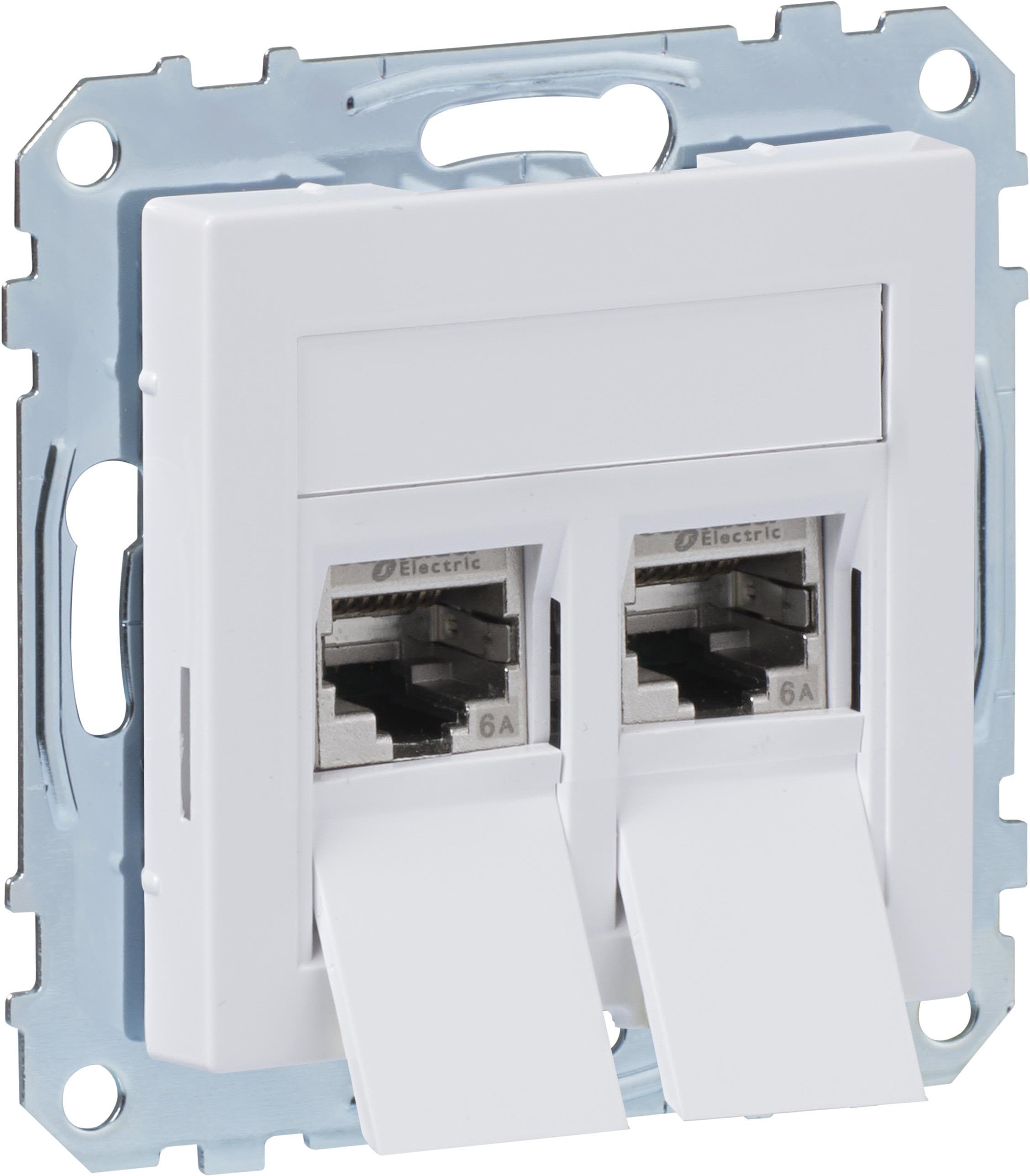 Schneider Electric Exxact 2xC6A STP WDE002439 Modularuttag 2 kopplingar