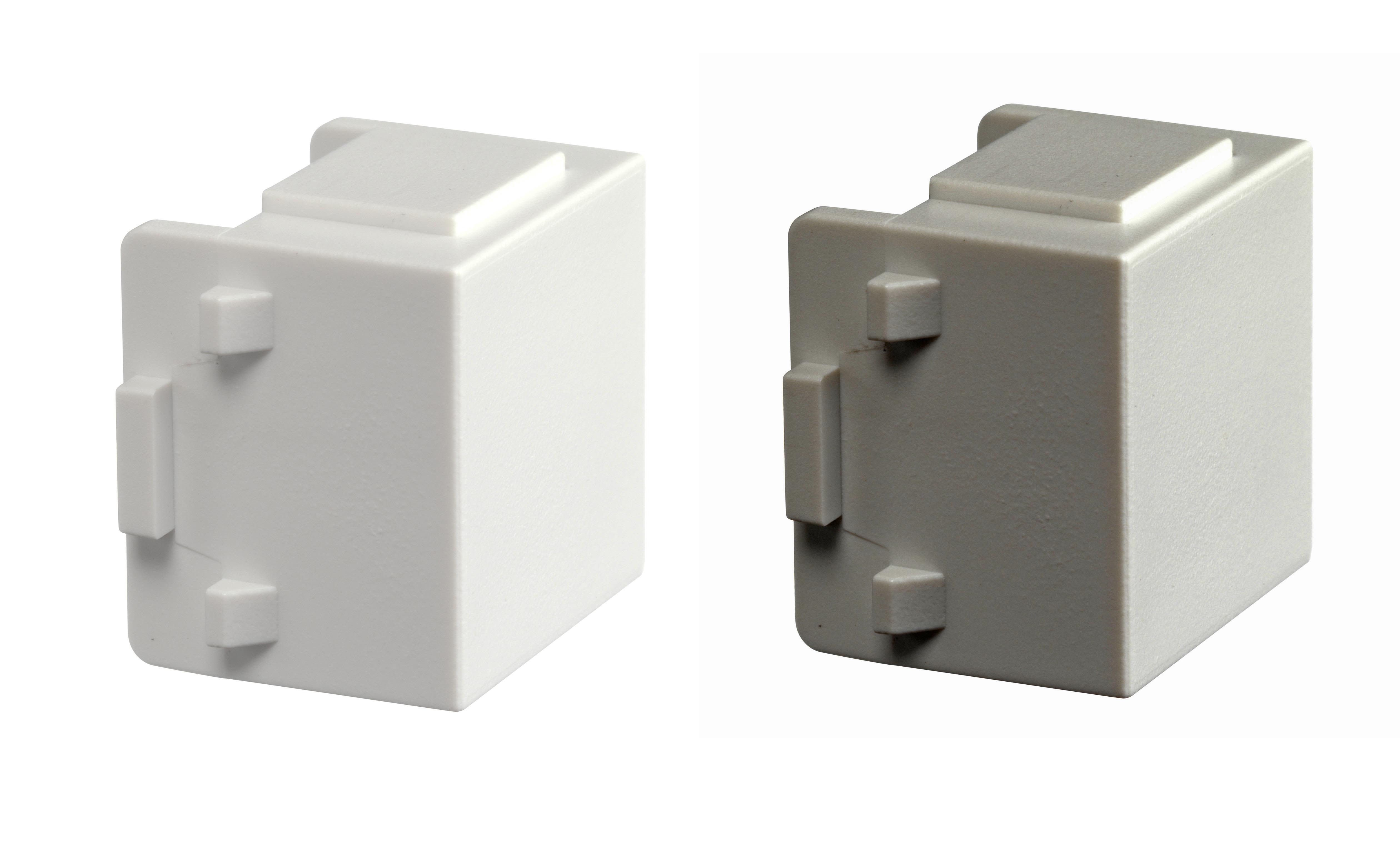 Schneider Electric WDE002041 Blindpropp för montagebox, 10-pack Vit