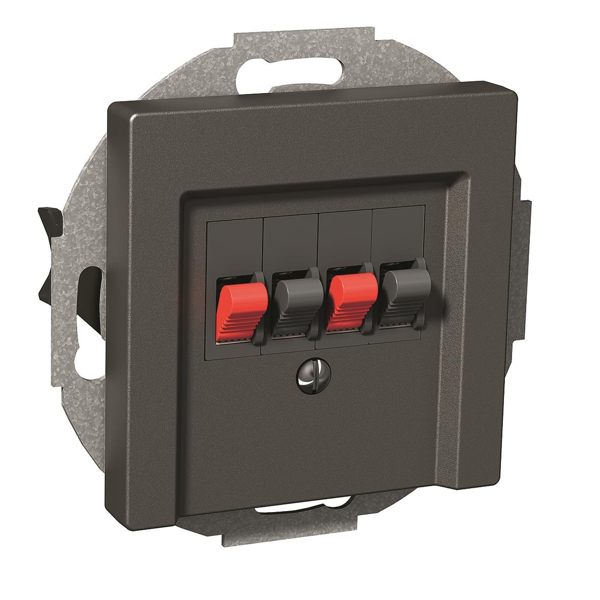 Schneider Electric WDE003915 Høyttaleruttak 76 x 62 x 76 mm Antrasittgrå