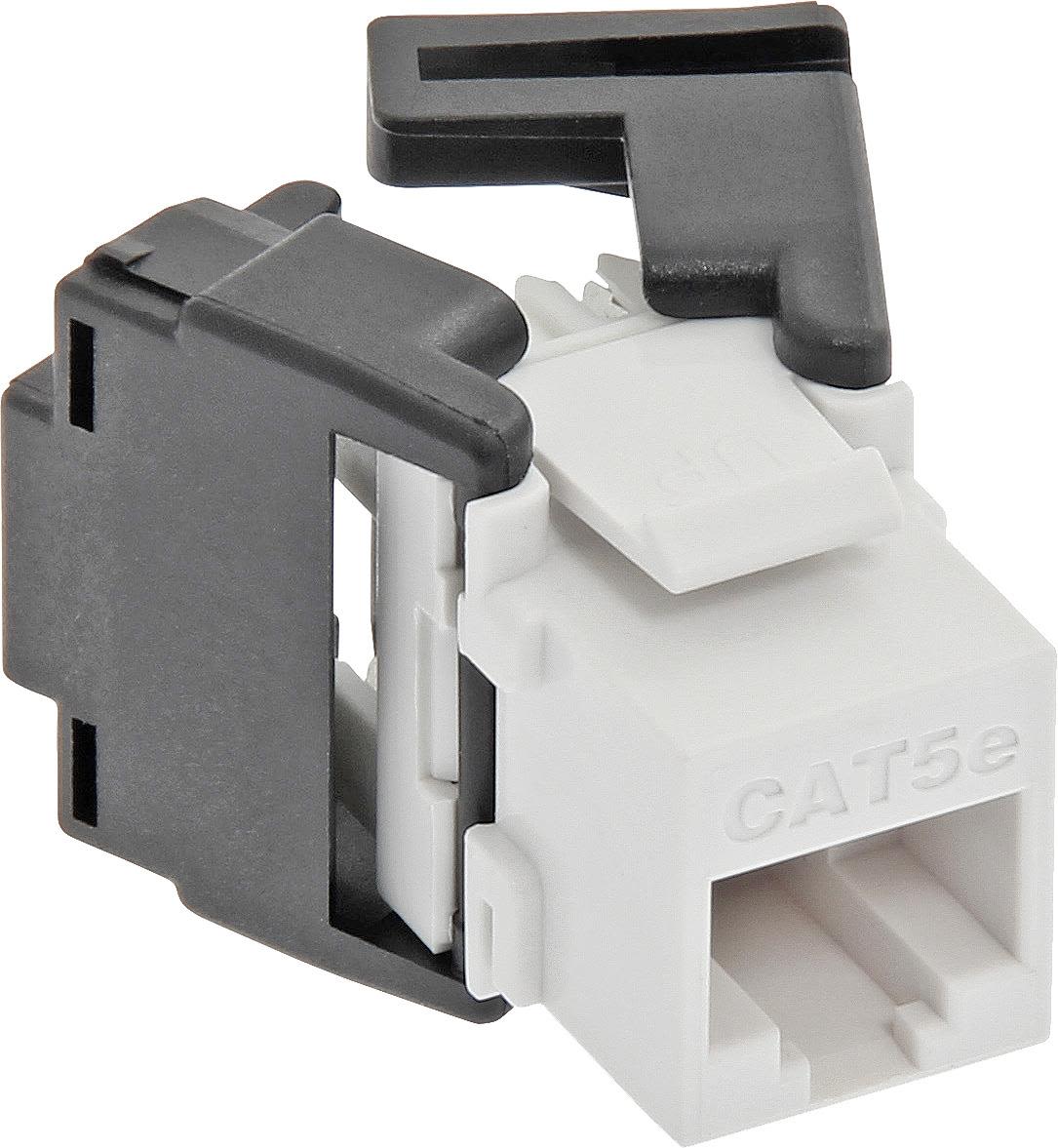 Eurolan 16B-U5-05WT Keystoneuttag RJ45, Cat 5E UTP, Eurolan
