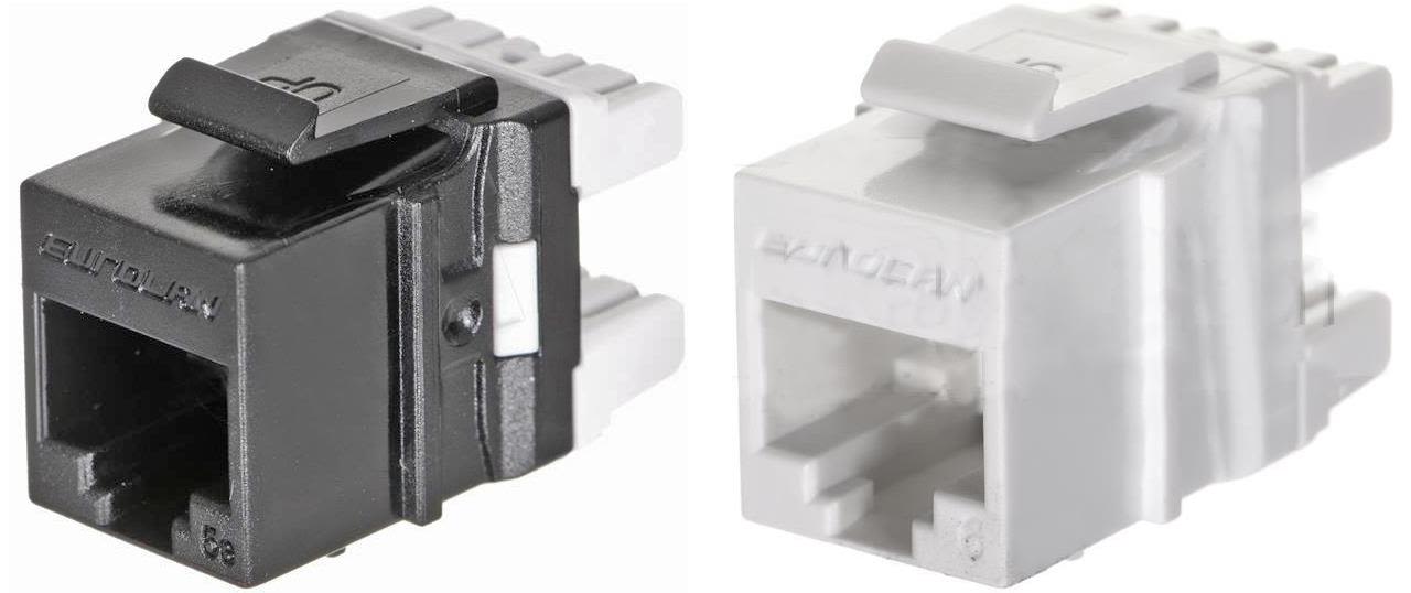 Eurolan 16B-U6-03WT-100 Modularuttag