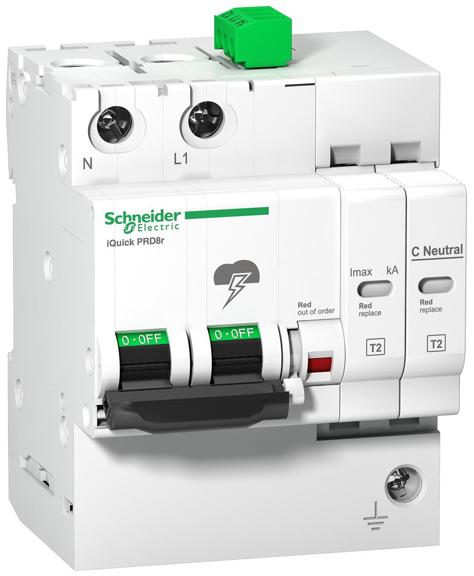 Schneider Electric A9L16295 Överspänningsskydd Quick PRD 20R, typ 2 1P+N