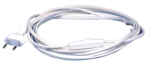 Gelia 90092756 Lampsladd 3 m, med brytare