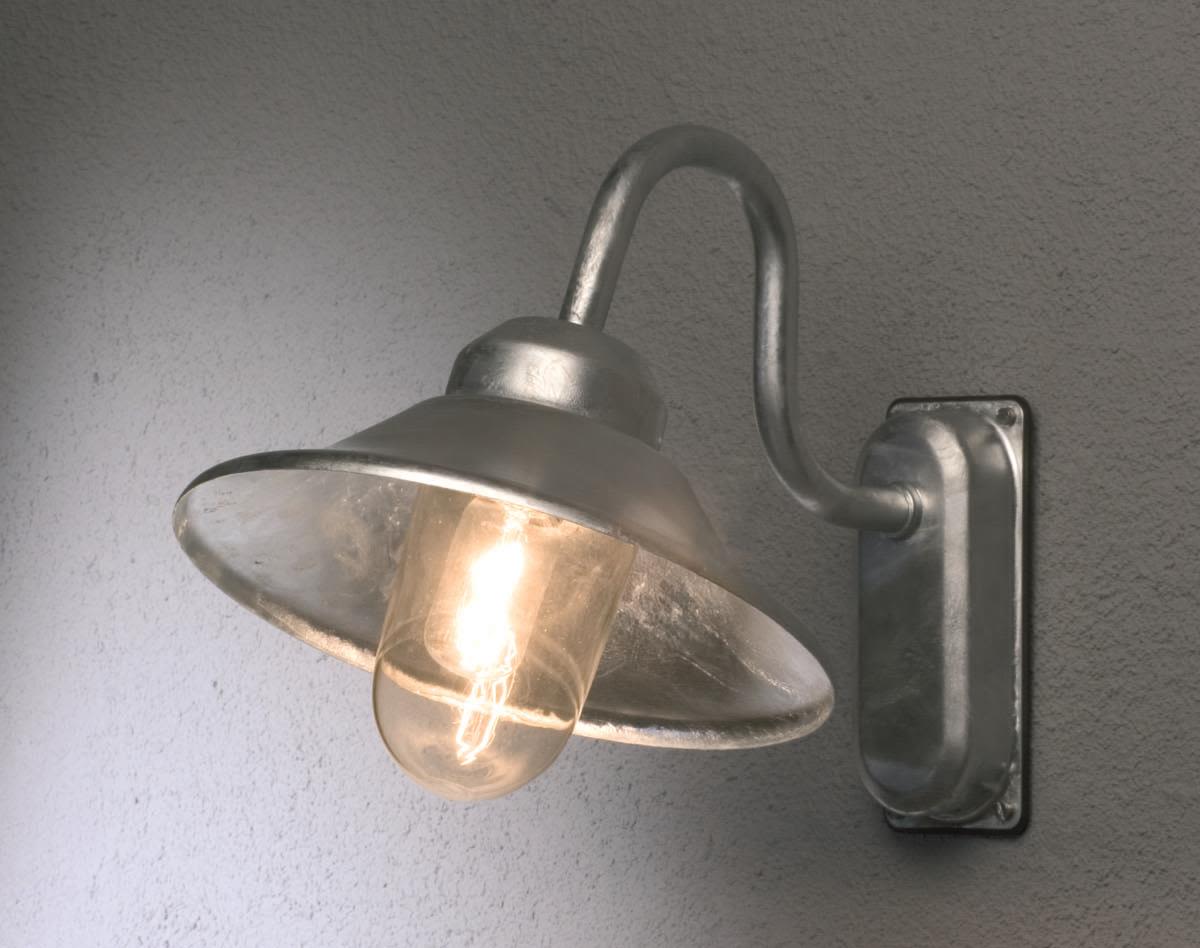Konstsmide Vega Väggarmatur 230 V Galvaniserad