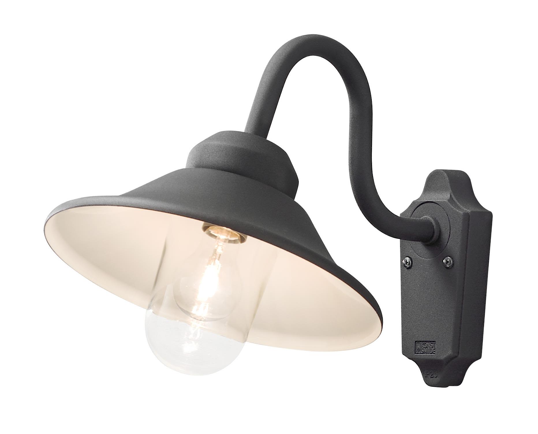Konstsmide Vega Väggarmatur 230 V Svart